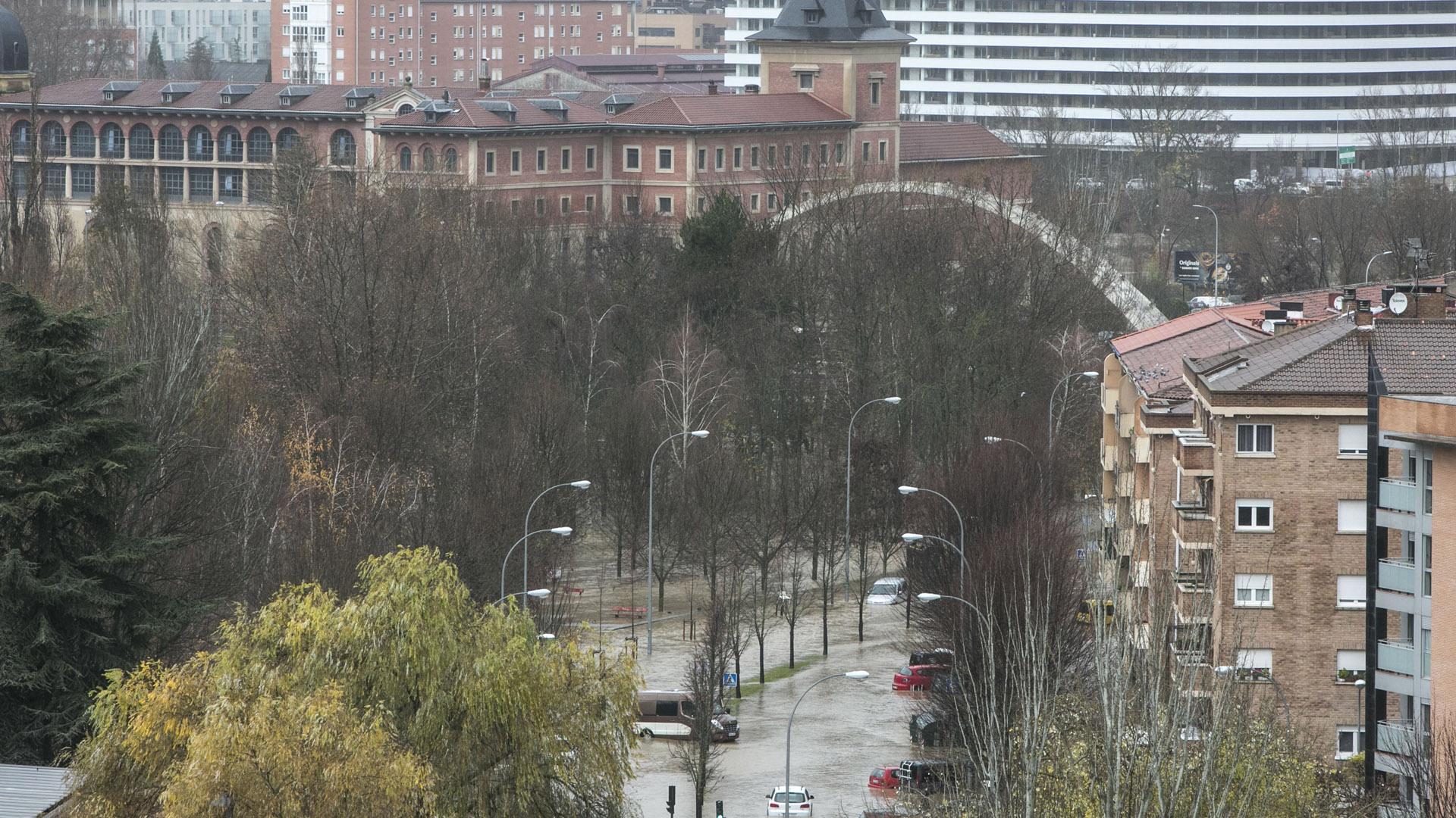 Imagen de Pamplona inundada