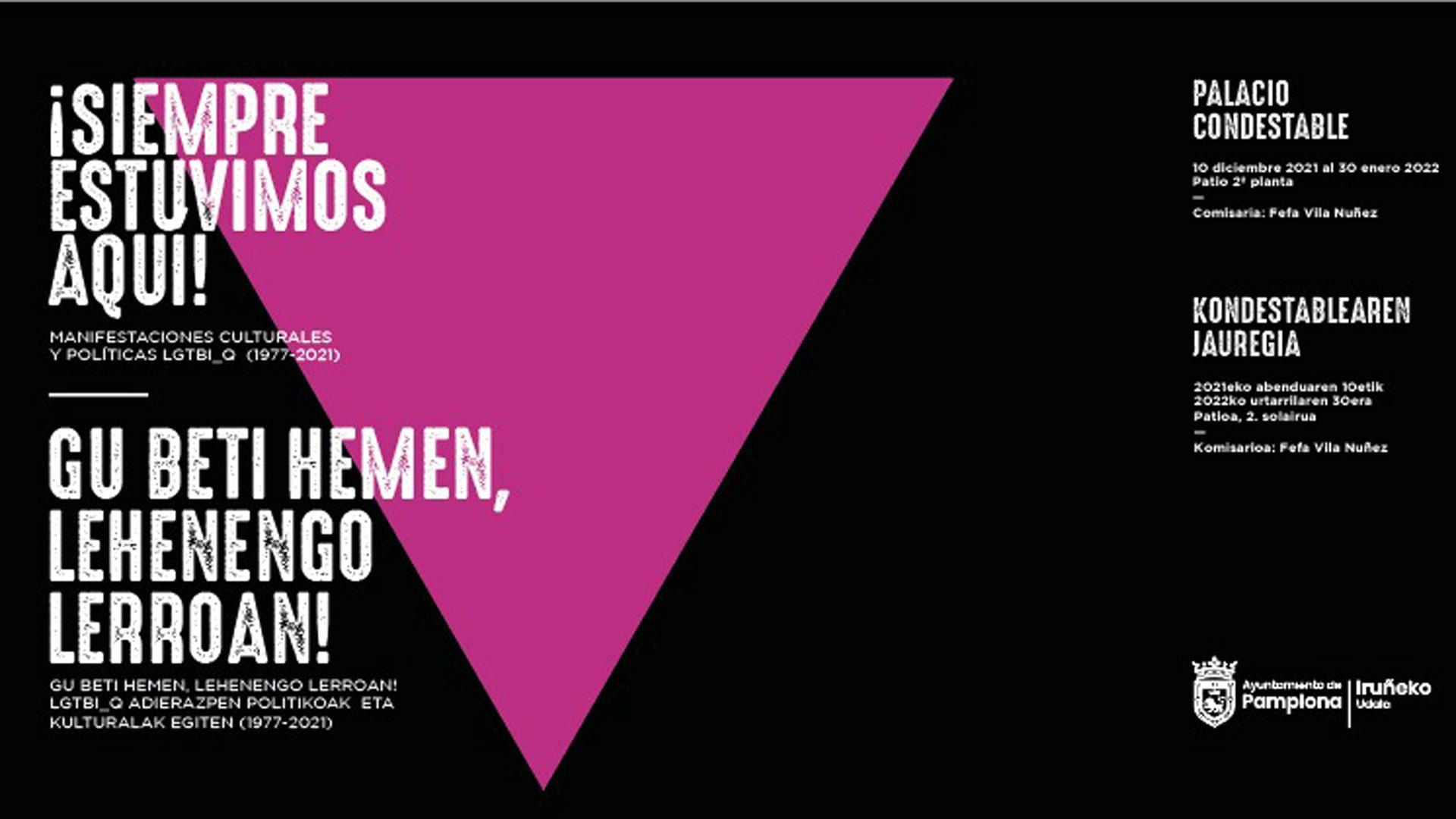 Cartel de la exposición ‘¡Siempre estuvimos aquí!’