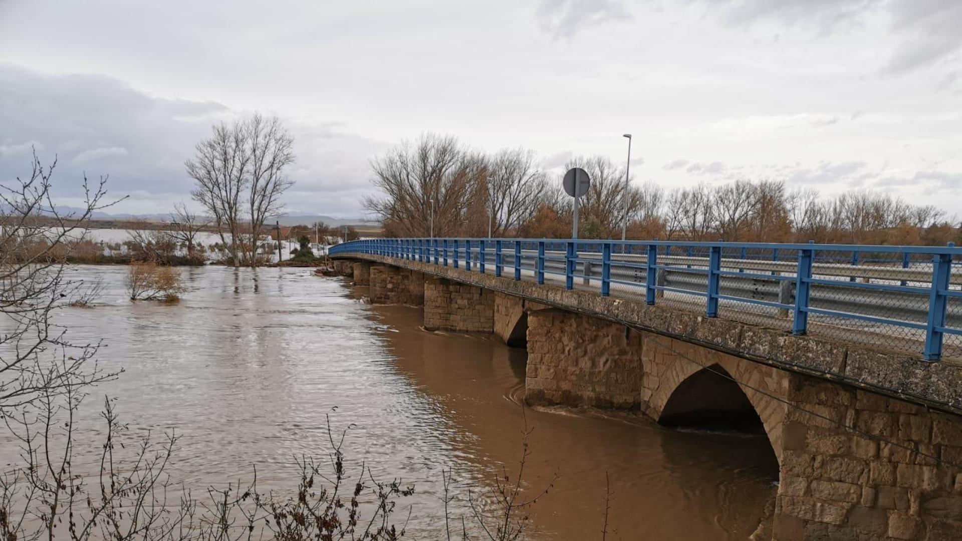 Inundaciones en Miranda de Arga.