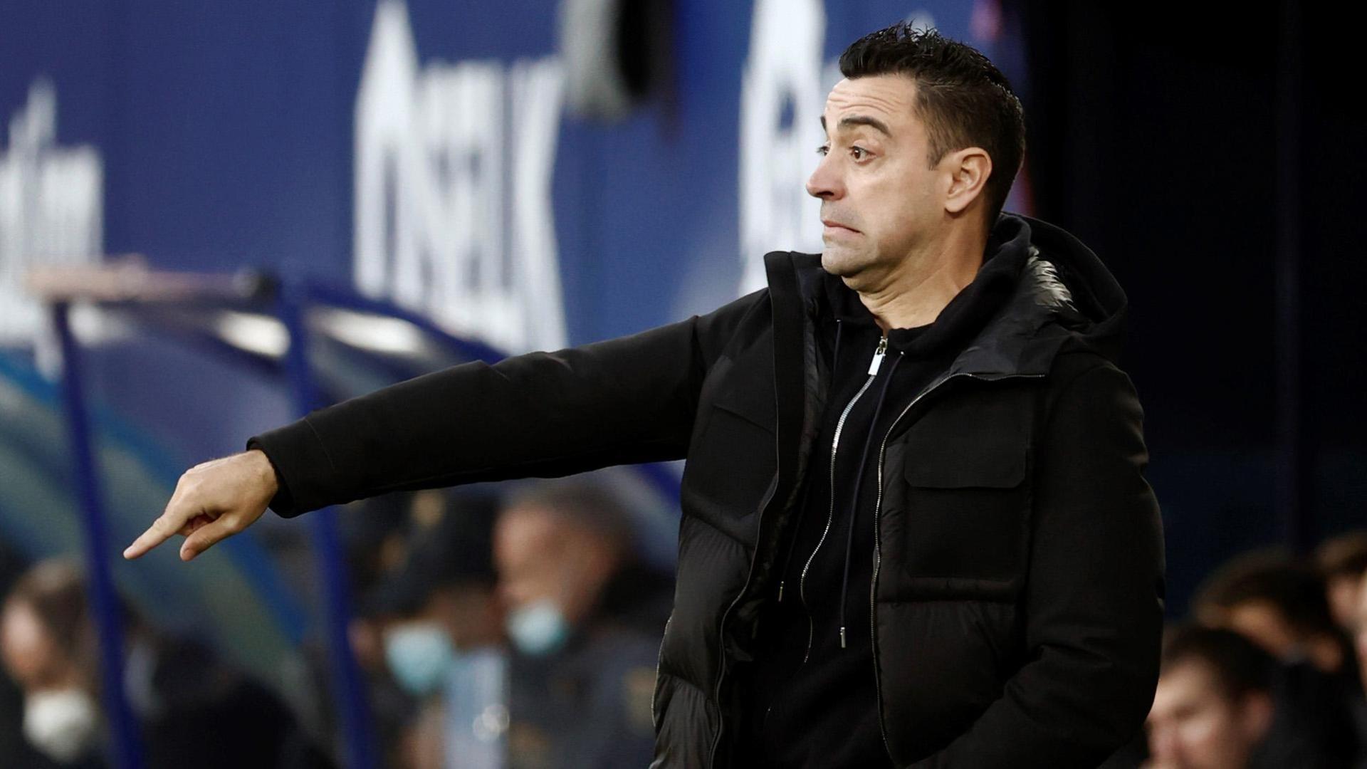 Xavi Hernández, entrenador del Barcelona