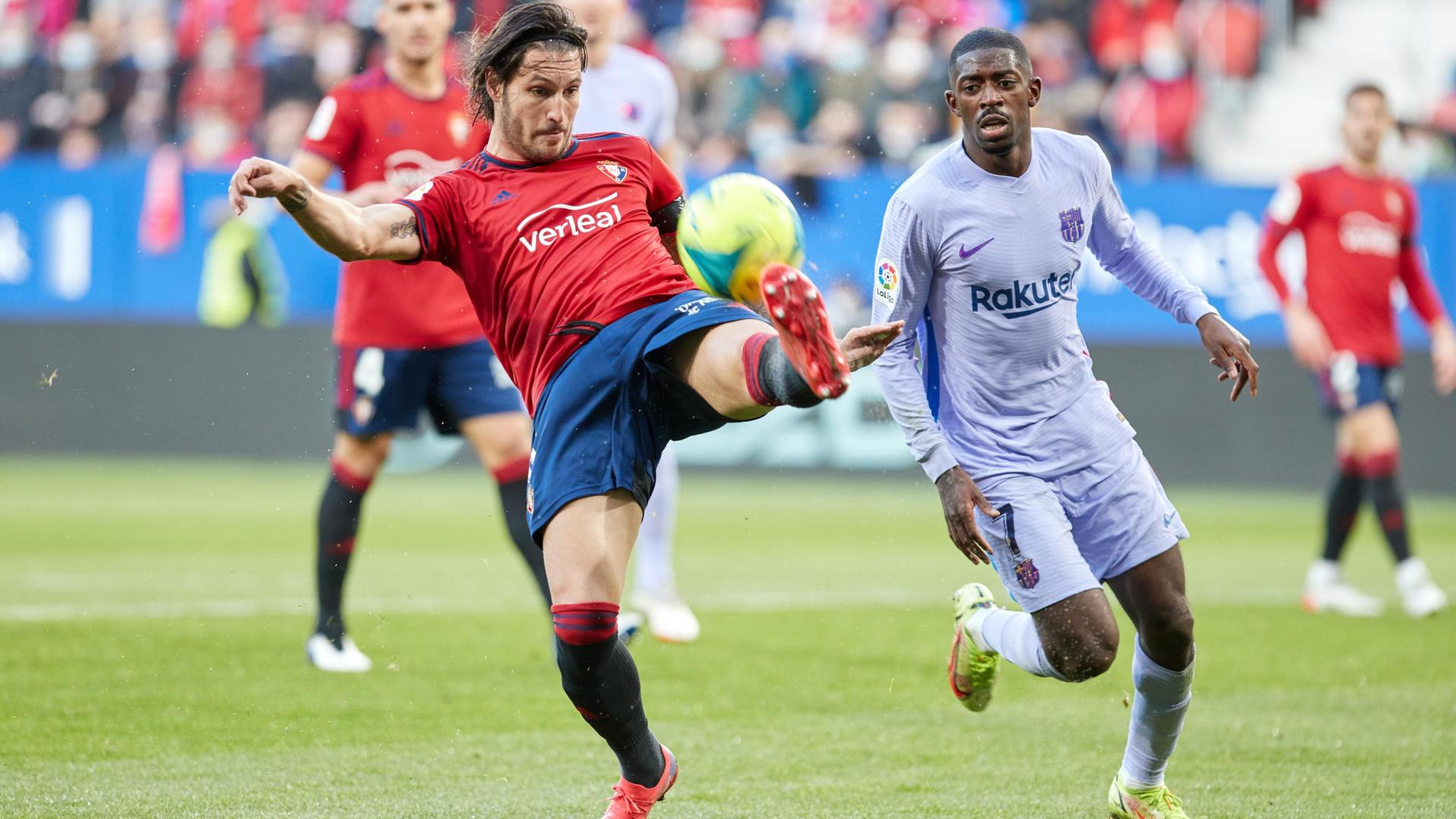 Fotos del Osasuna-Barcelona./J.P Urdiroz