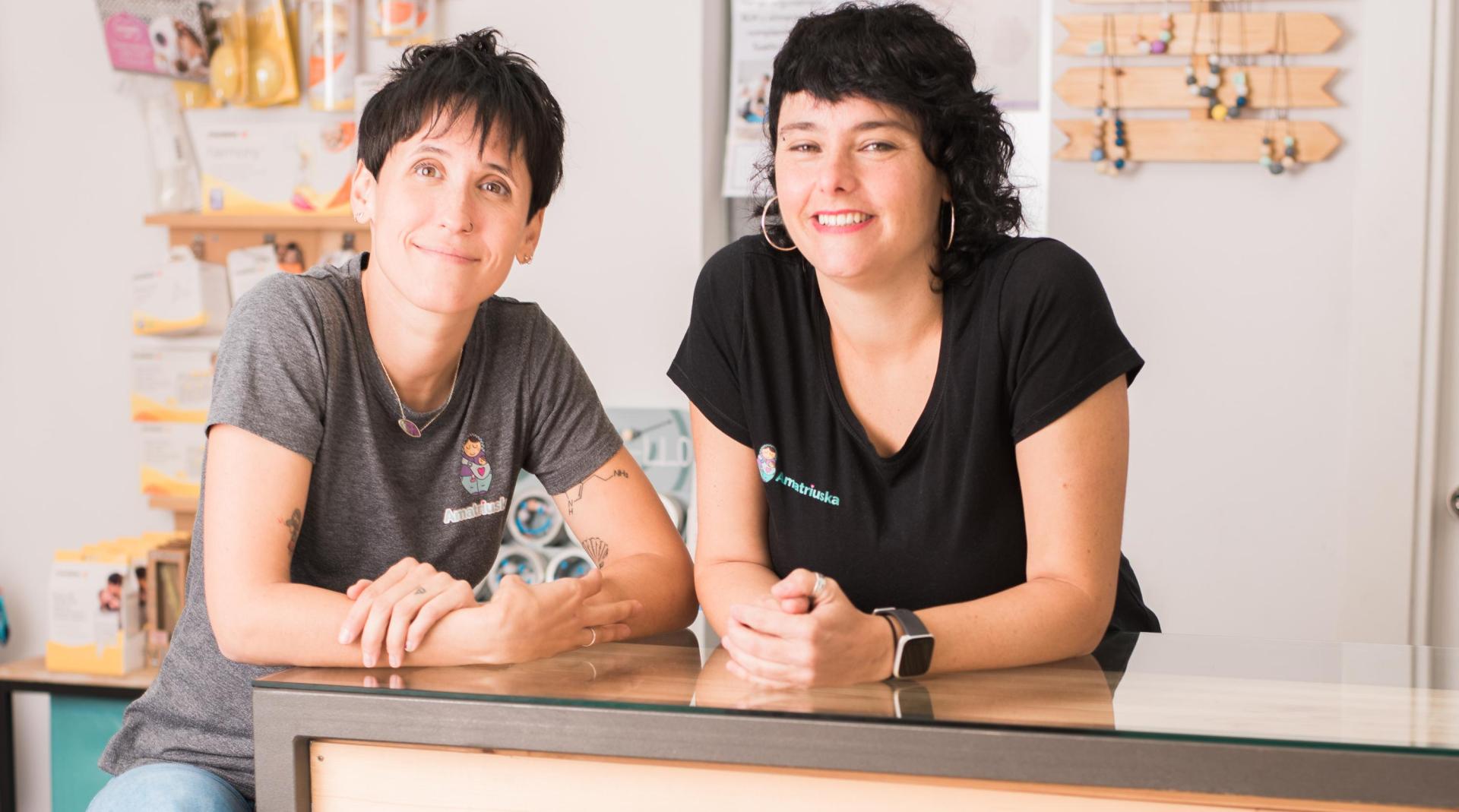 María Arenzana y Mentxu Isturiz, fundadoras de Amatriuska