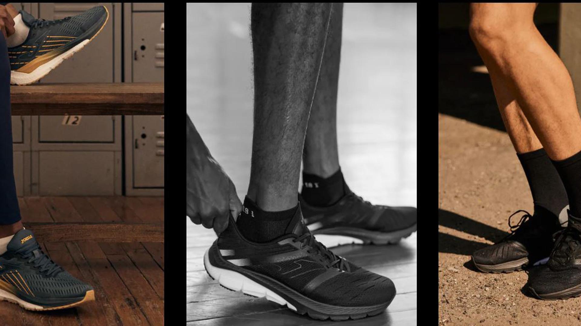 Imagen de varias de las zapatillas que ha surgido de la alianza Zara - Joma y que están a la venta en la página web