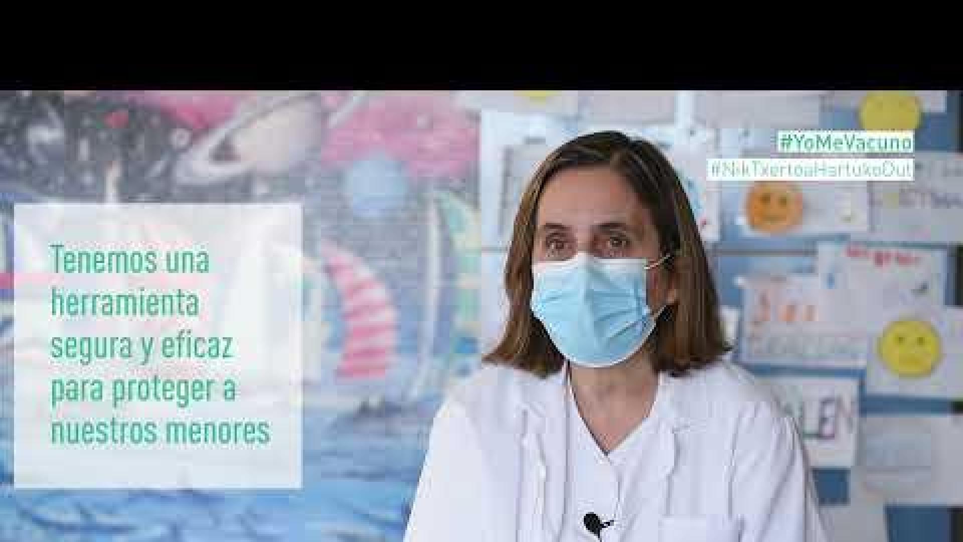 Mercedes Herranz, jefa de Infecciosas de Pediatría del Hospital de Navarra anima a vacunar a los niños