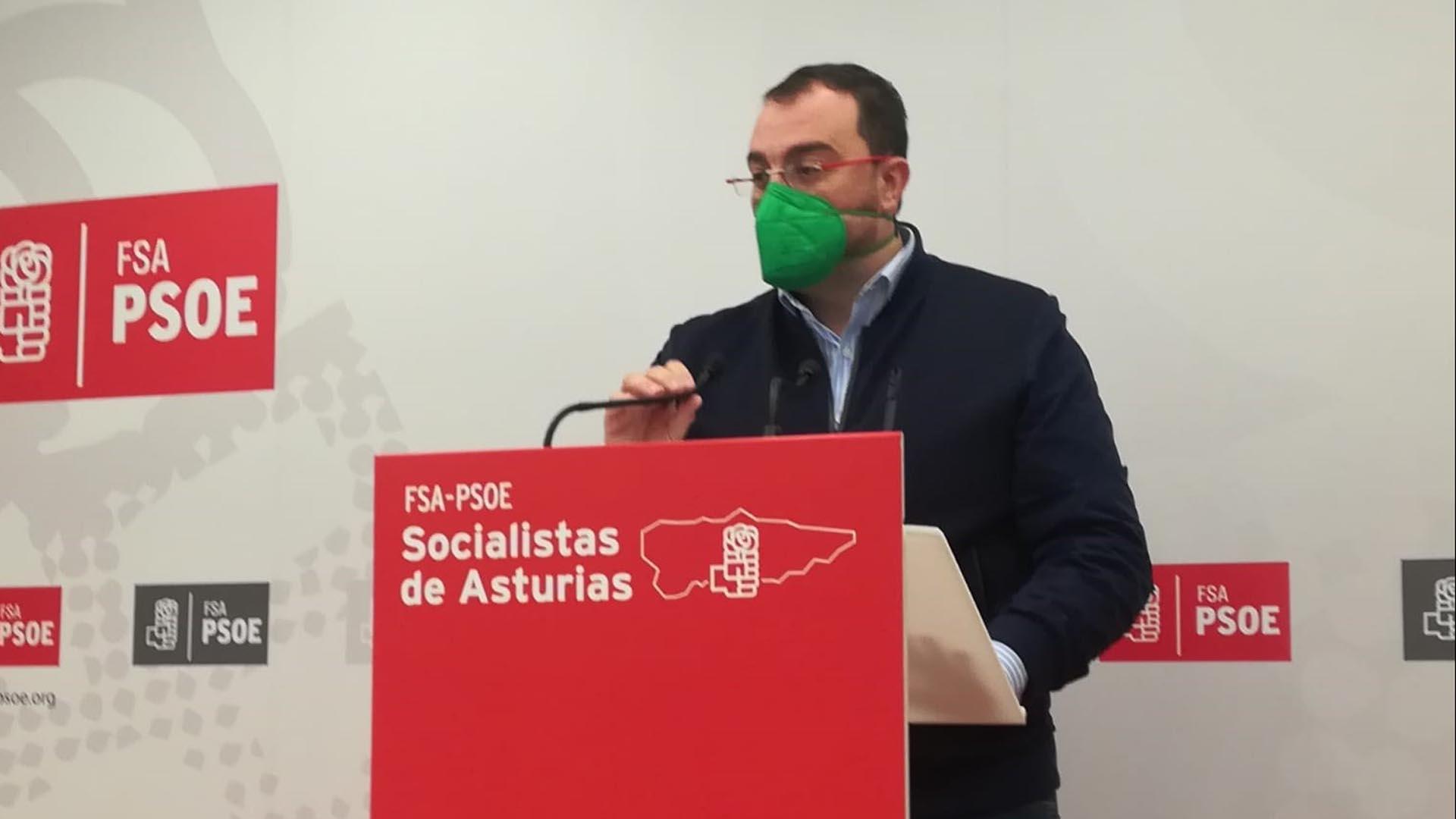 Adrián Barbón, presidente del Principado