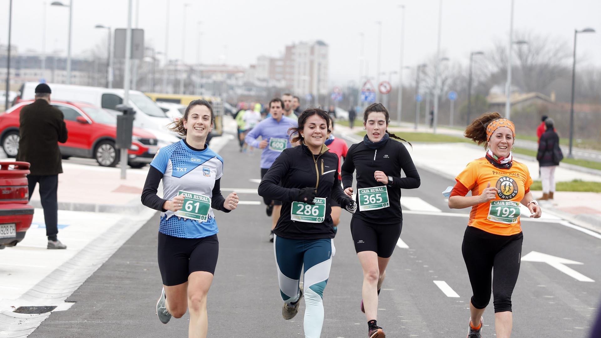 Participantes en el XXIX Cross Popular de la Txantrea