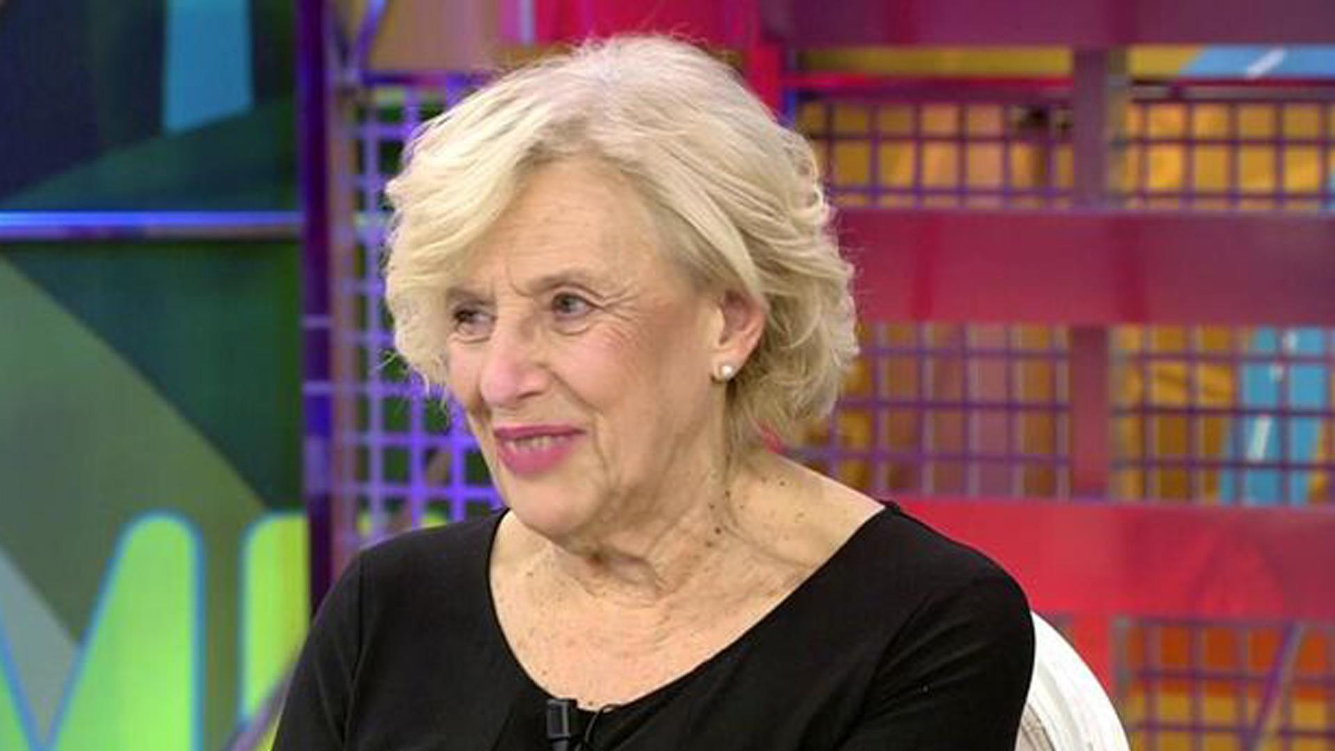Manuela Carmena en el programa Sálvame
