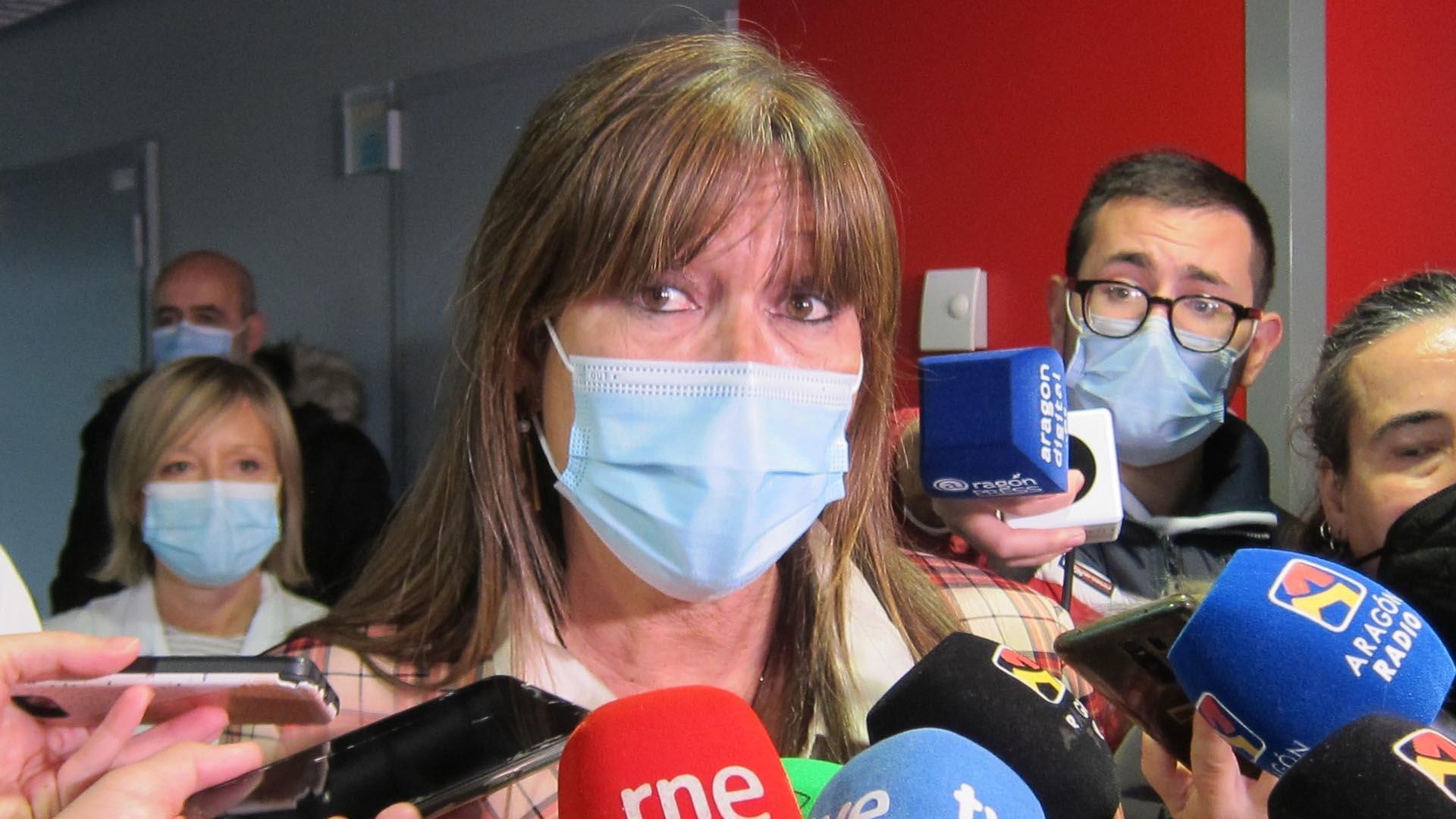 La consejera de Sanidad del Gobierno de Aragón, Sira Repollés.

EUROPA PRESS

16/12/2021