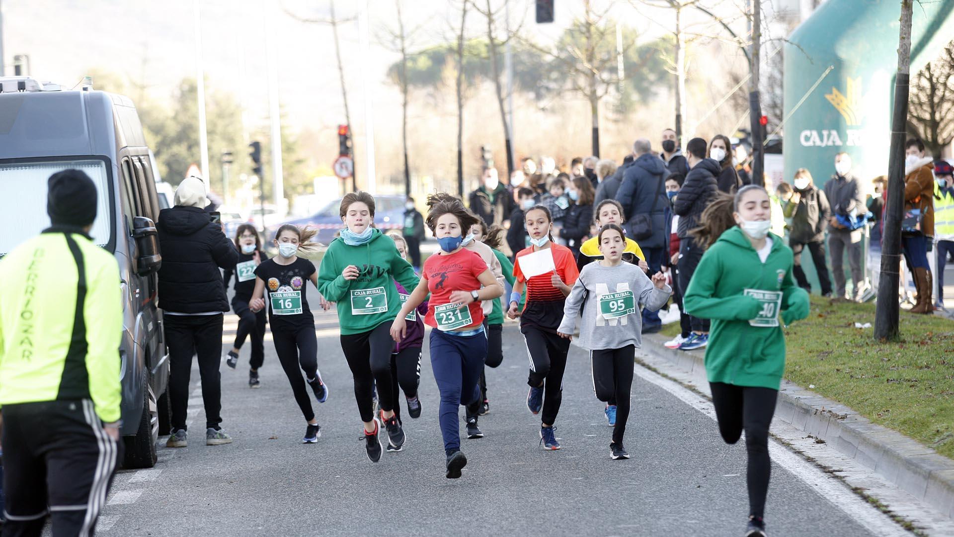 Imagen de la San Silvestre de Buztintxuri