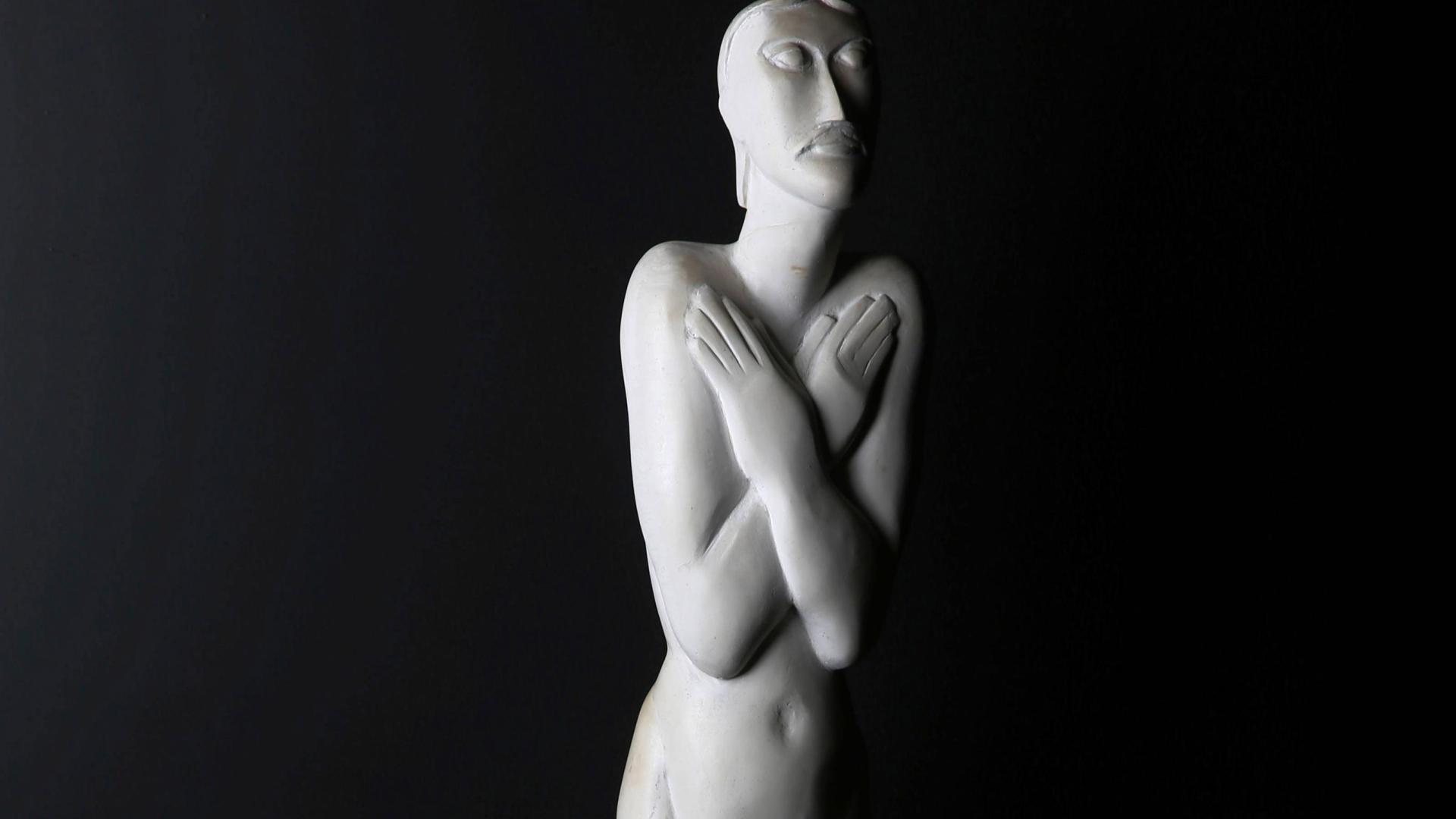 Imagen de la escultura Jesús en el Jordán