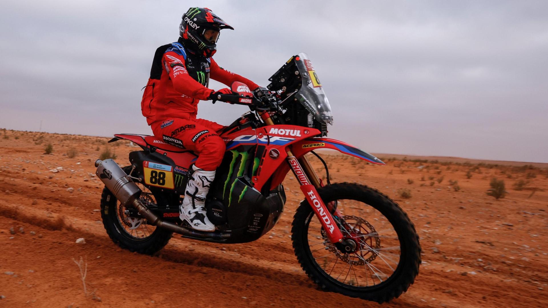 El piloto español Joan Barreda Bort compite en la segunda etapa del Dakar del Rally Dakar 2022