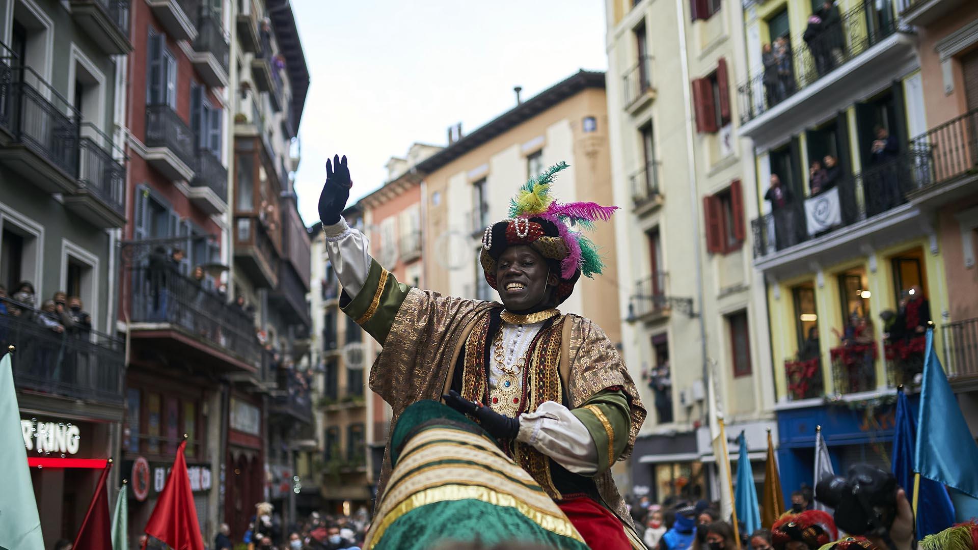 Cabalgata de los Reyes Magos 2022 en Pamplona