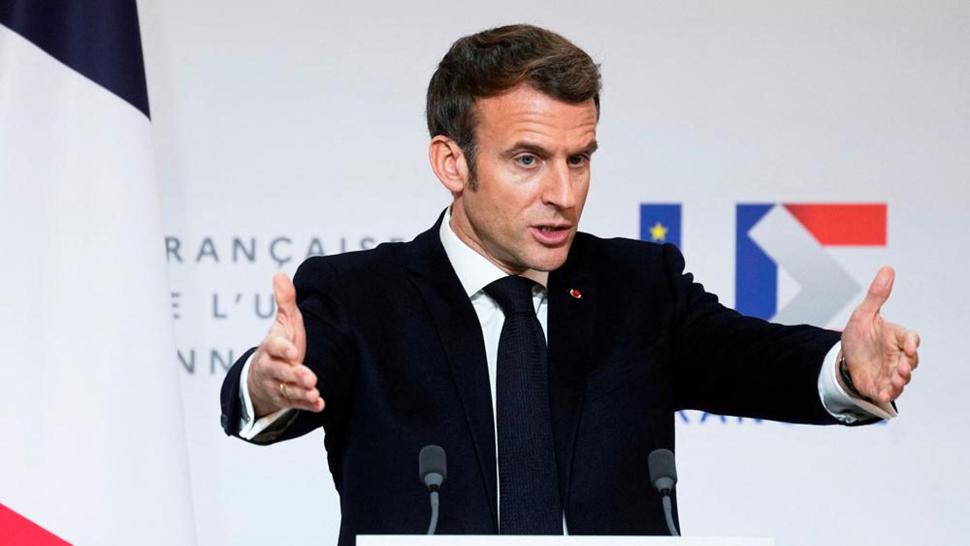 Emmanuel Macron, este viernes
