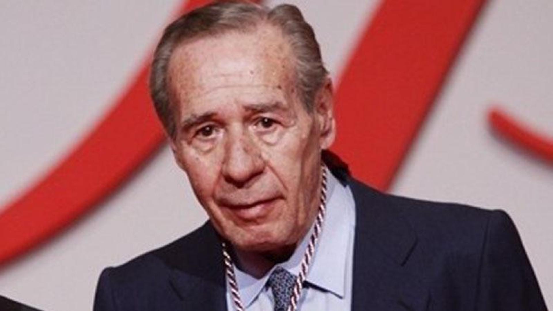 Francisco Laína, al recibir el Premio Castilla y León en 2014