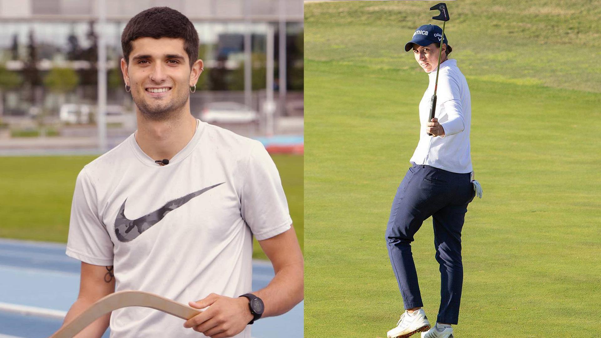 Los deportistas navarros Asier Martínez y Carlos Ciganda