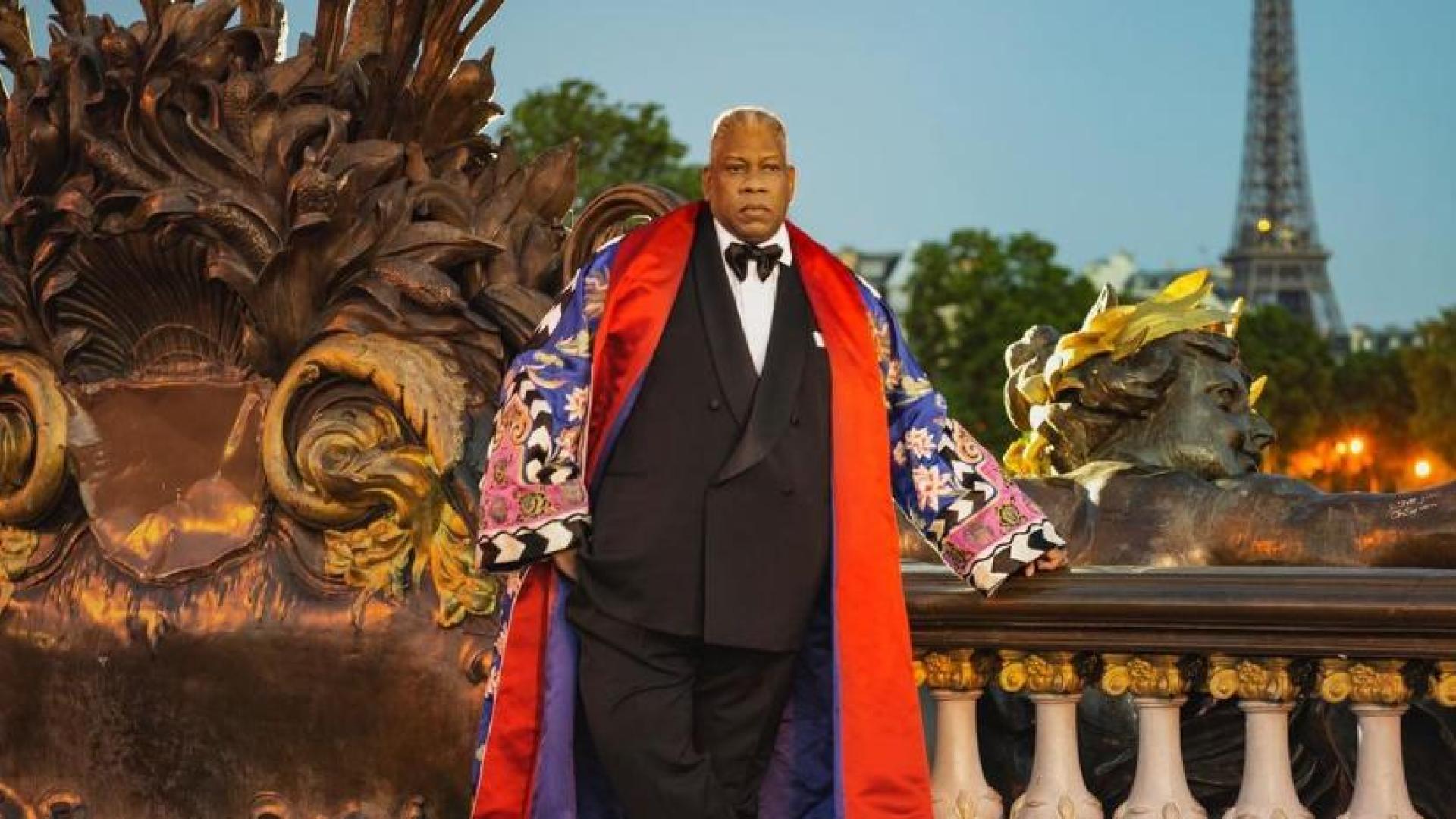 André Leon Talley, el exeditor de la edición estadounidense de 'Vogue'