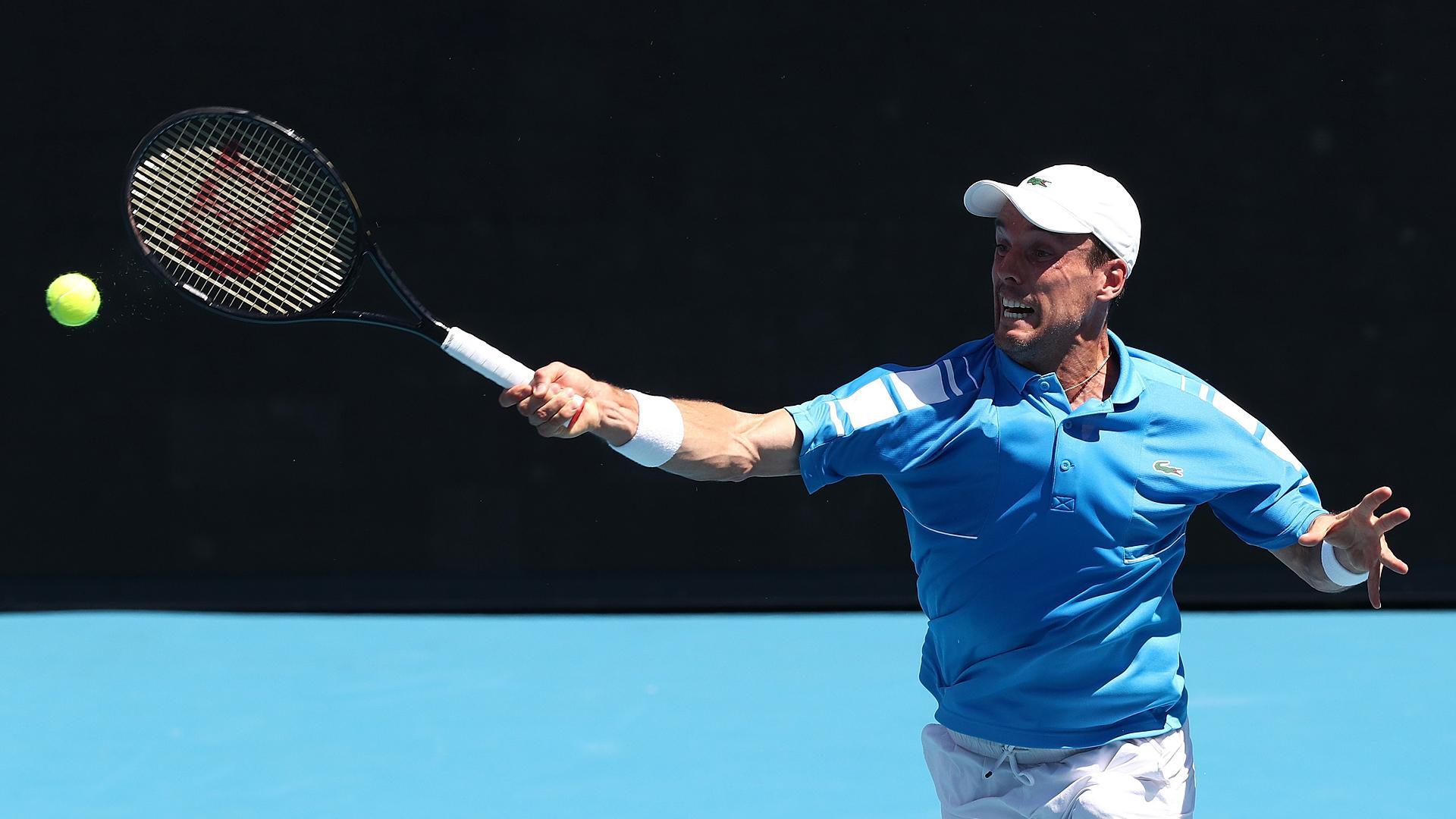 Roberto Bautista, en un momento del encuentro ante Taylor Fritz