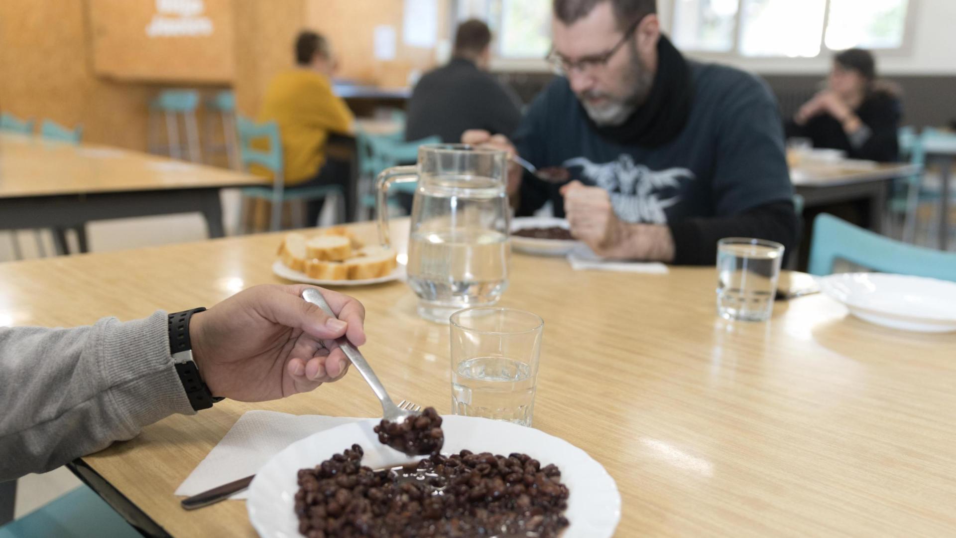 Imagen del comedor social Villa Javier de la Fundación Tudela Comparte