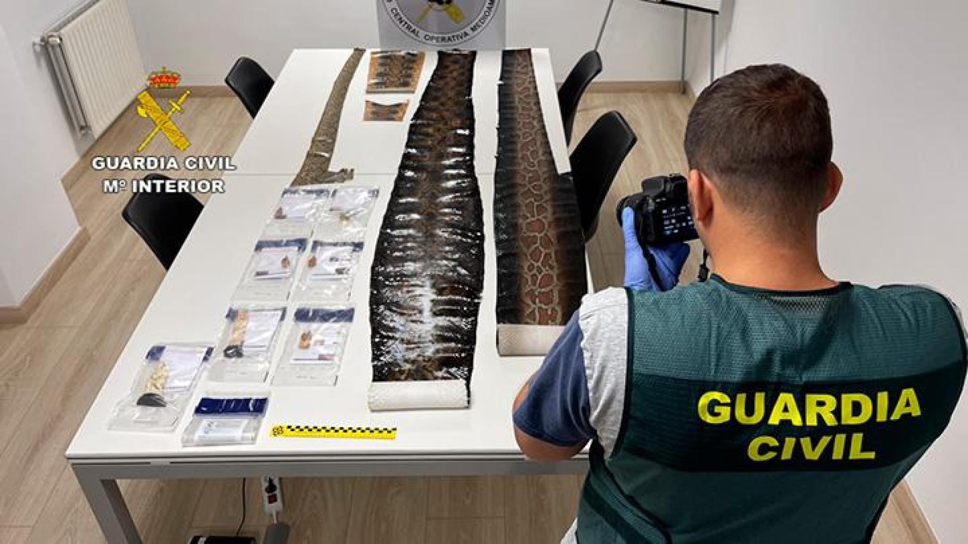Piezas recuperadas en la operación Rib Tool