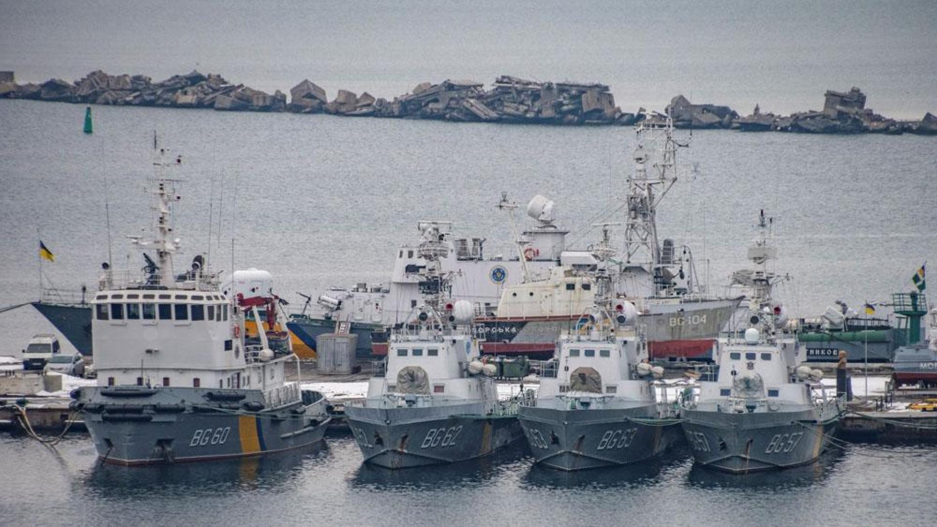 Fuerzas militares ucranianas, en Odesa
