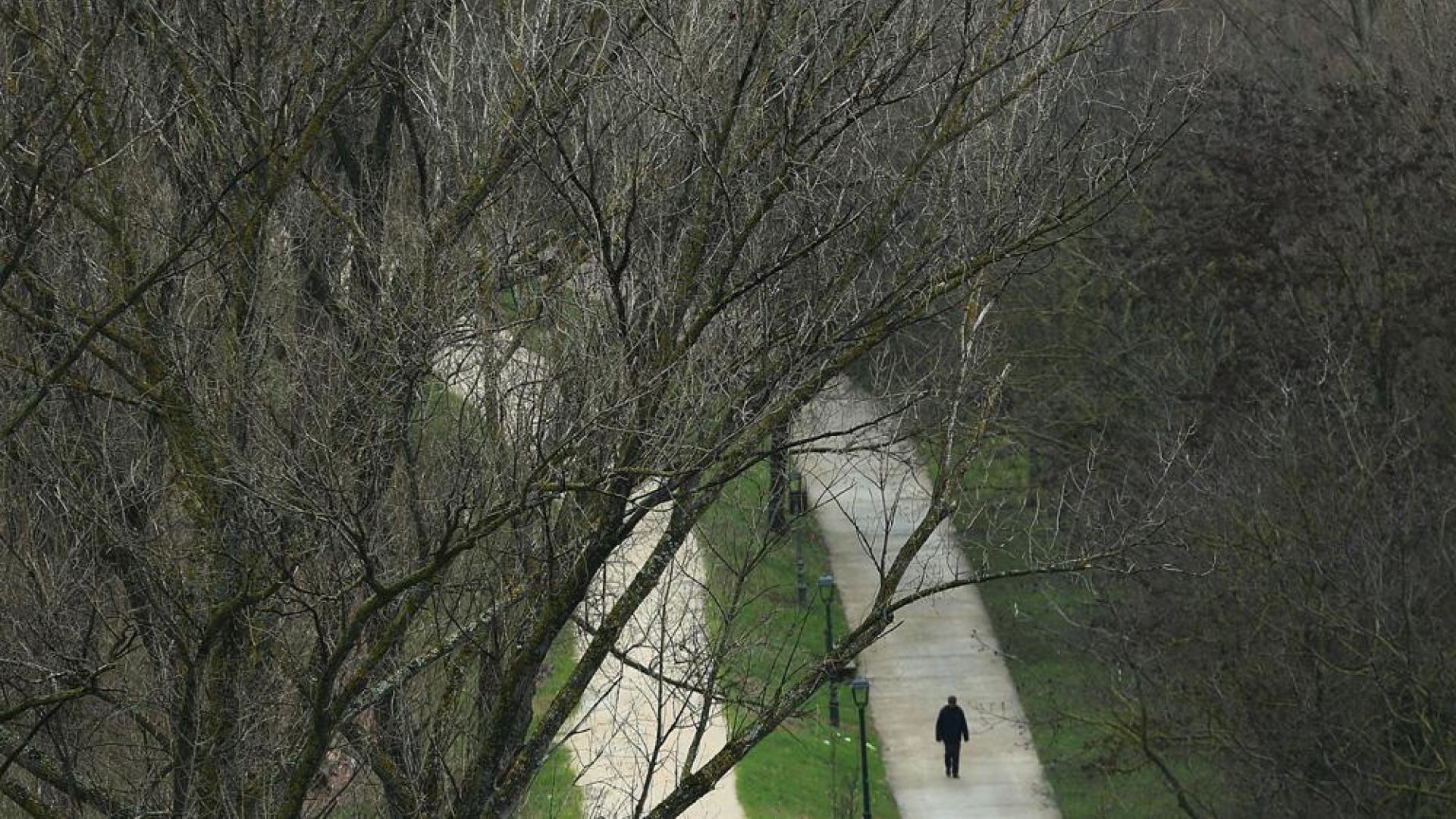 Paseo del Arga, en Burlada