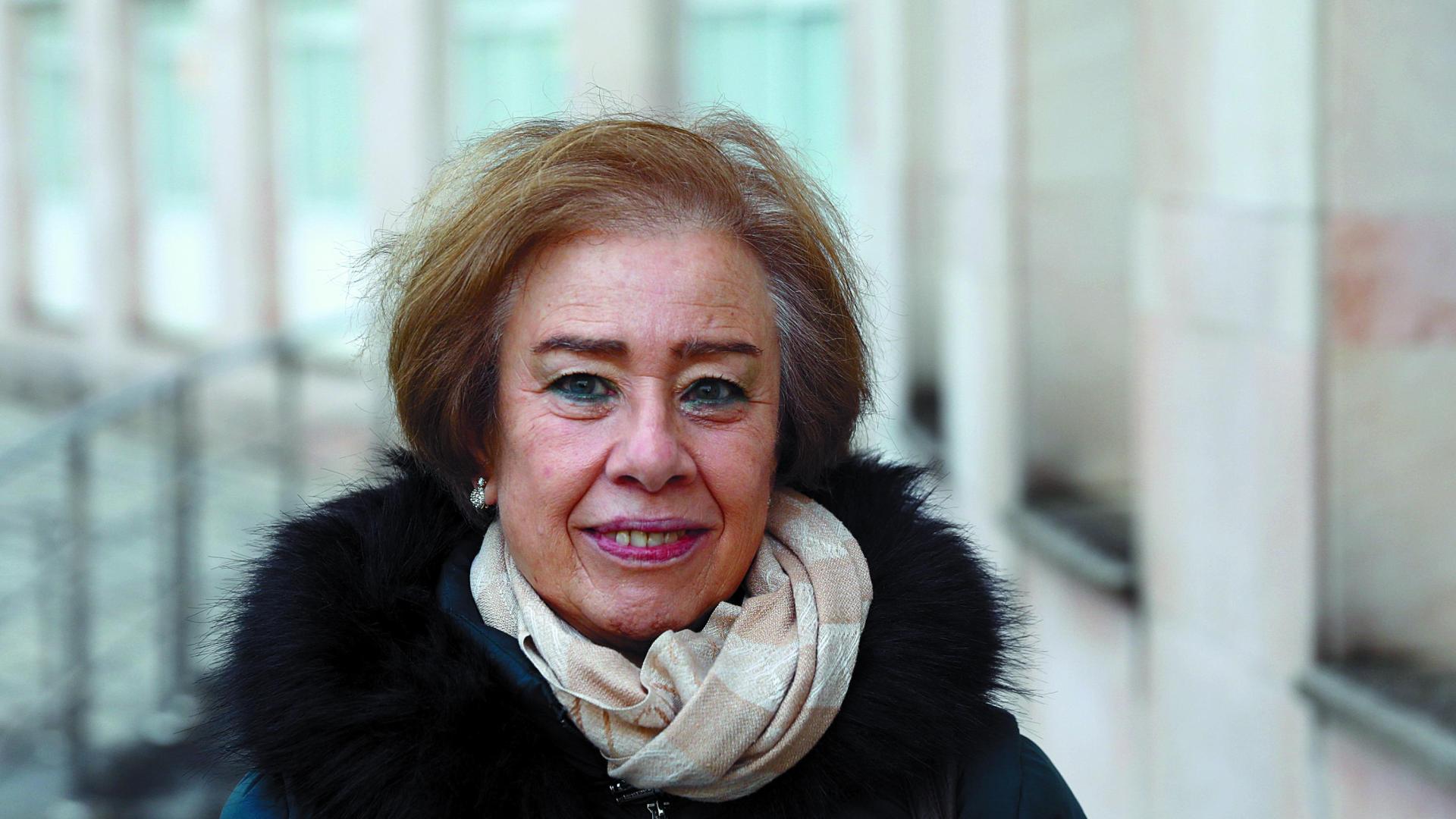 Mª Carmen Napal Ros, enfermera jubilada en el homenaje a enfermeros que han colaborado en la pandemia