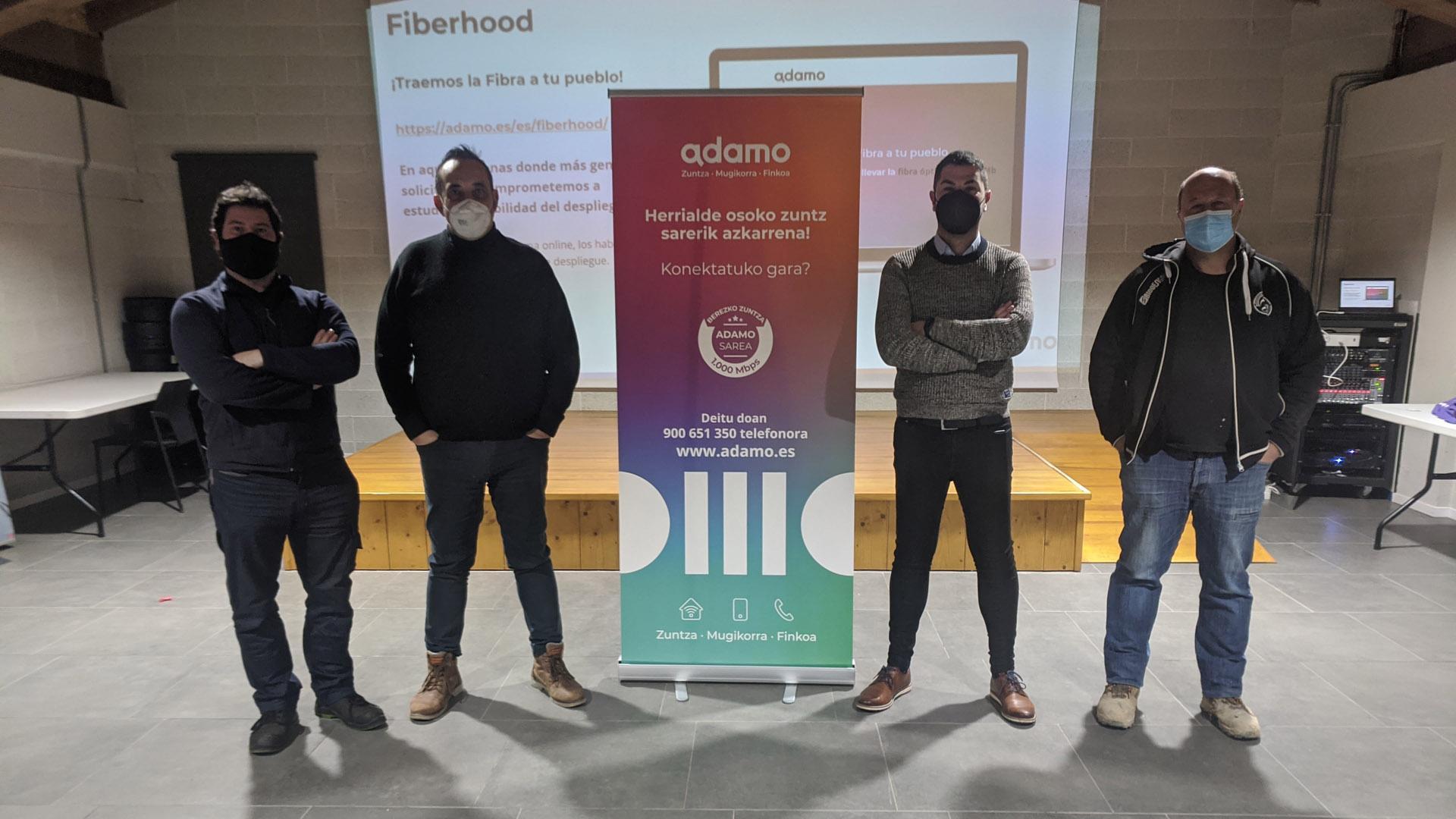 Alcaldes de Zugarramurdi y Urdax representantes de Adamo y Onena