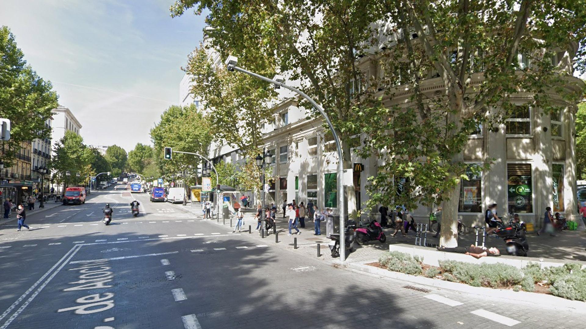 Calle Atocha, Madrid, donde fallecieron dos jóvenes de 15 y 25 años han muerto