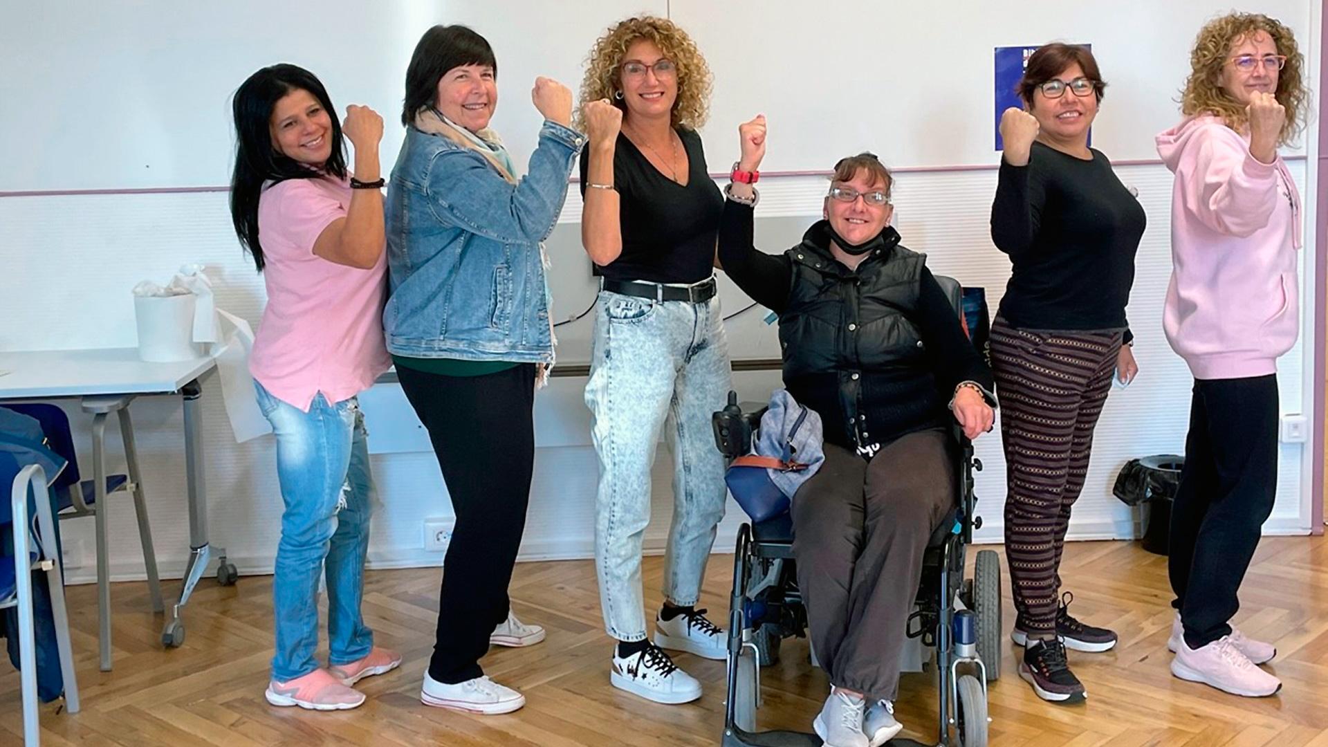Imagen de un taller de empoderamiento organizado por Cocemfe Navarra
