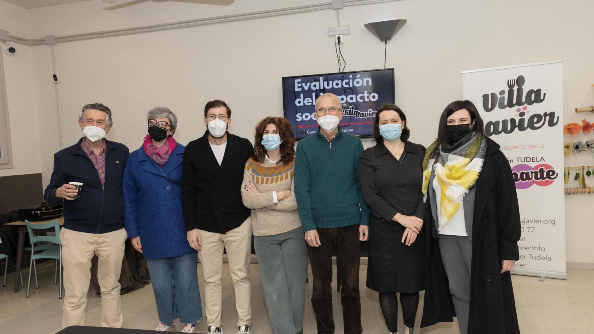 De izquierda a derecha: Joaquín Aramendía Zuazu, Ruth de Rioja Marcos, Javier Espinosa Ochoa, Eva Gurría Marco, Manuel Campillo Meseguer, Maite Laínez Romano y Pilar Sánchez Bazán