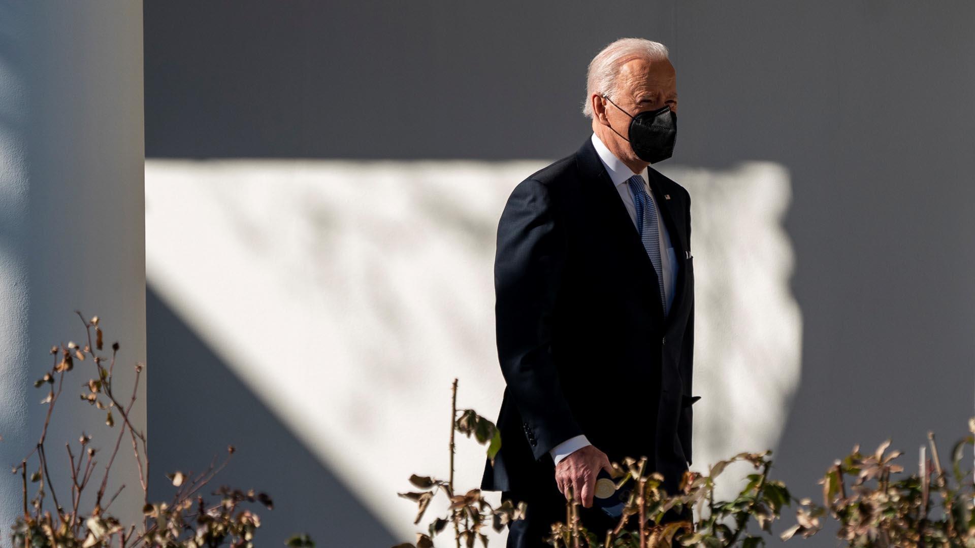 Joe Biden, fotografiado este viernes