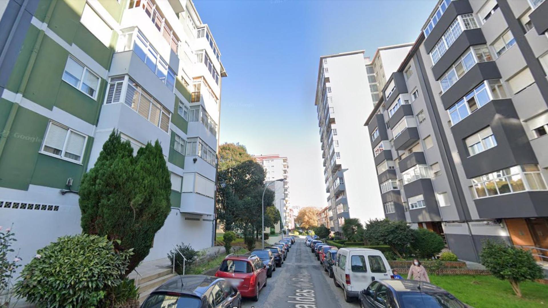 Rúa Caldas de Reis, donde tuvieron lugar los hechos