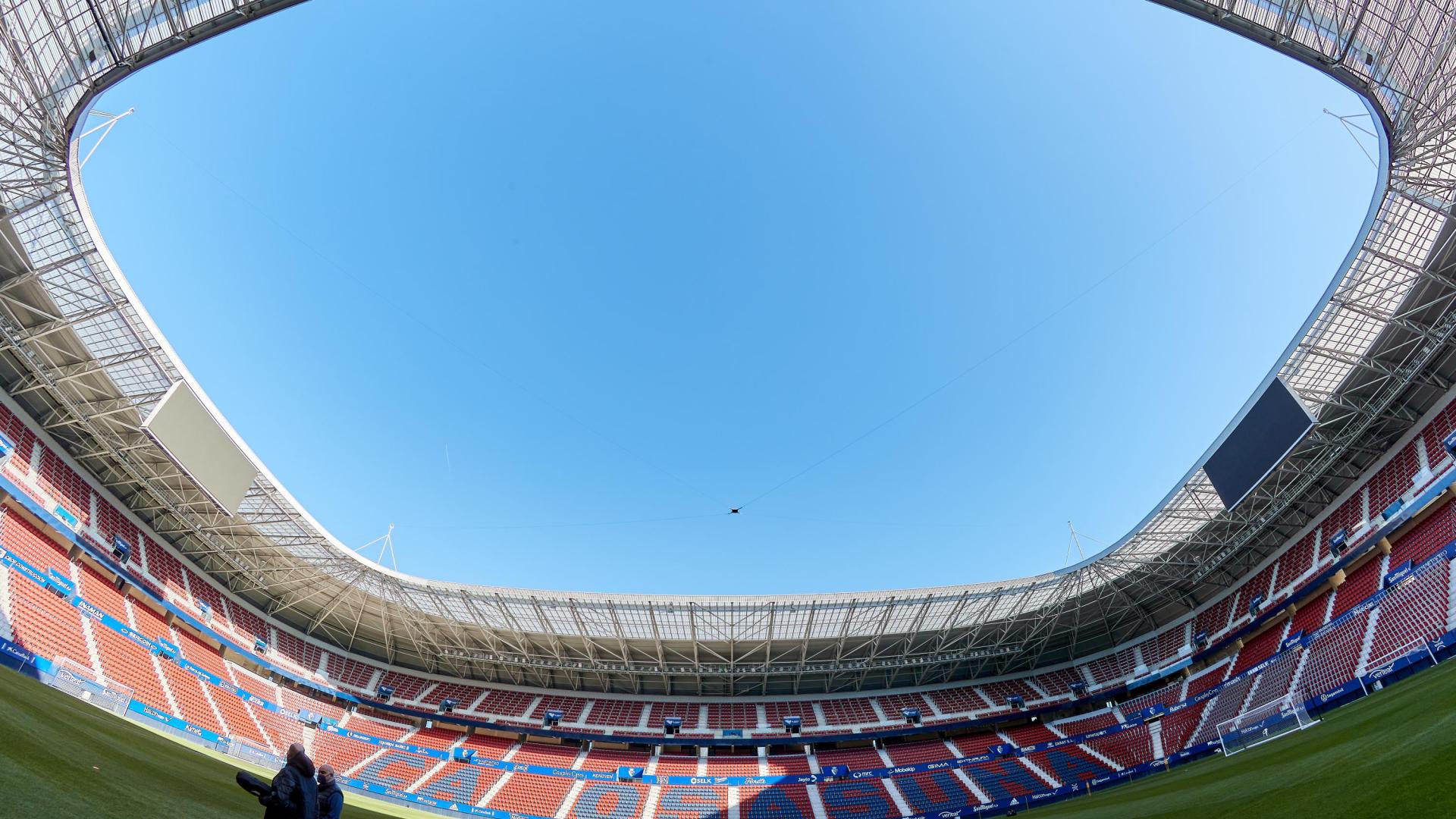 Una imagen del interior del estadio de El Sadar