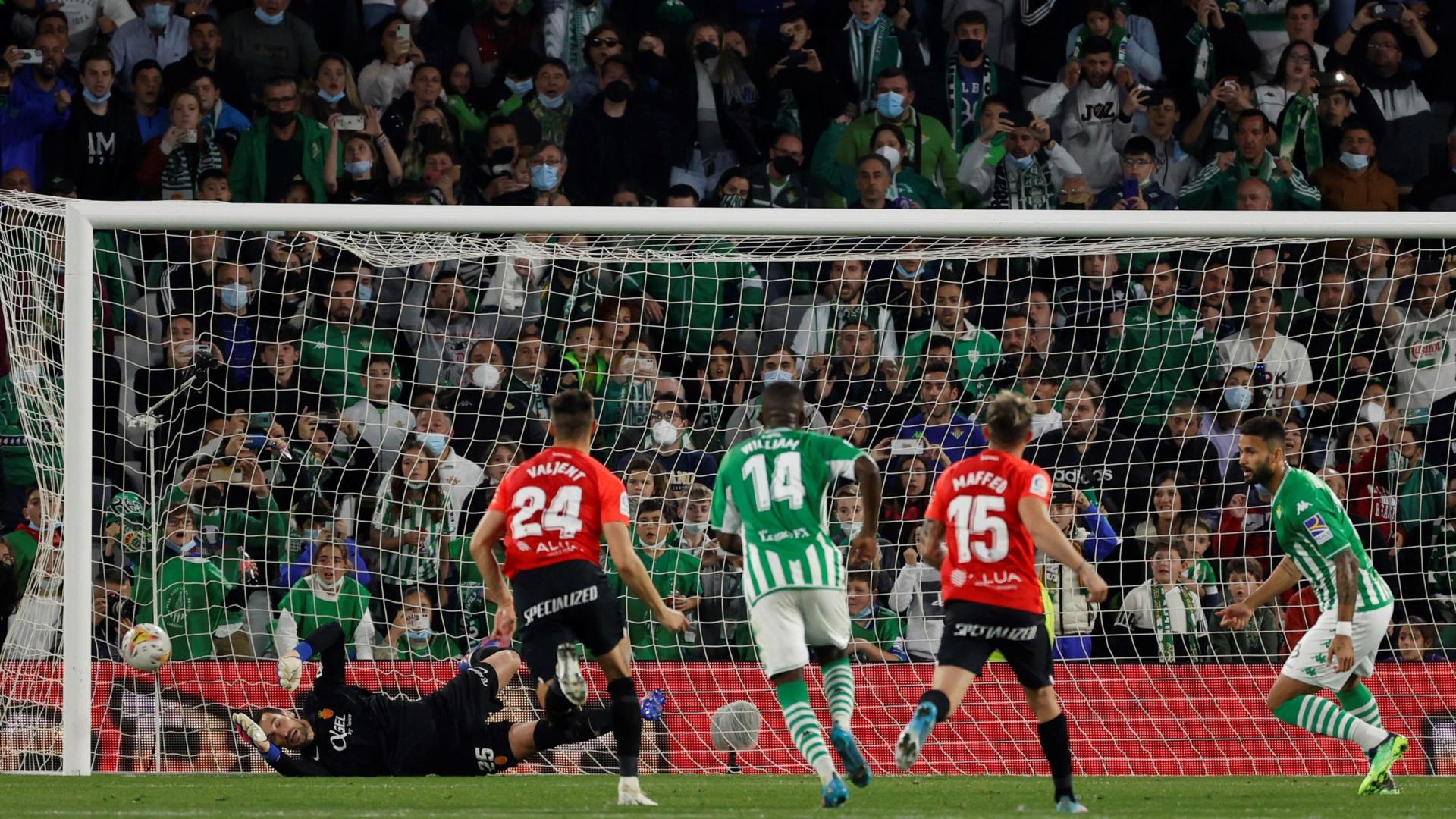 Imagen del partido Betis- Mallorca
