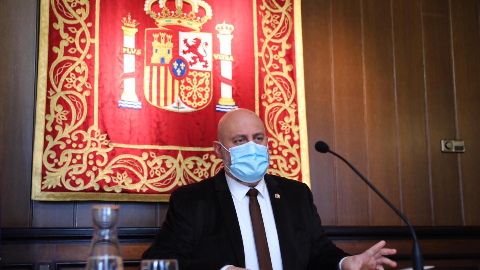 José Luis Arasti, en la presentación del Balance de Criminalidad