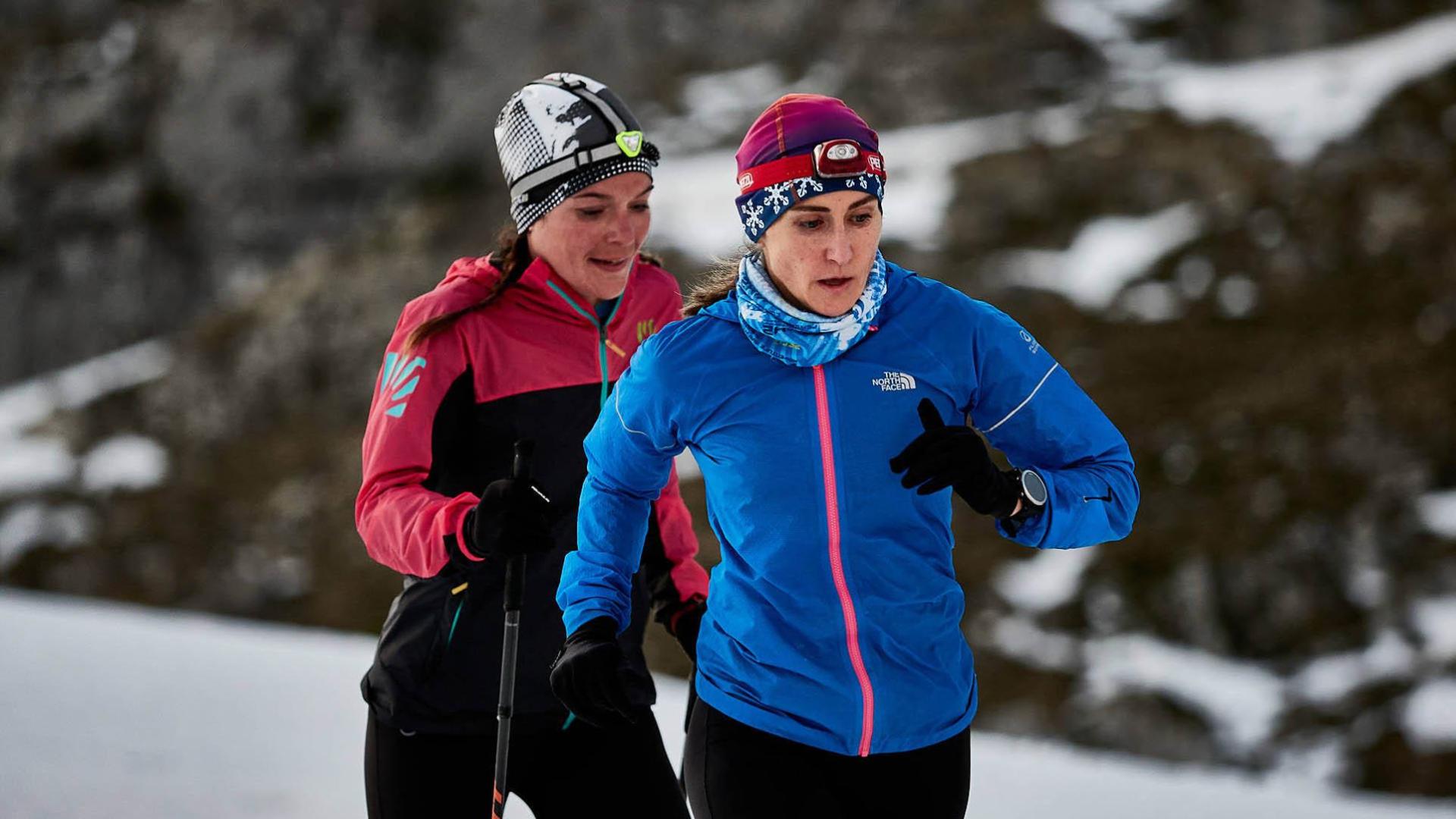 Uxue Murolas (Hiru Herri), en una prueba anterior de snowrunning