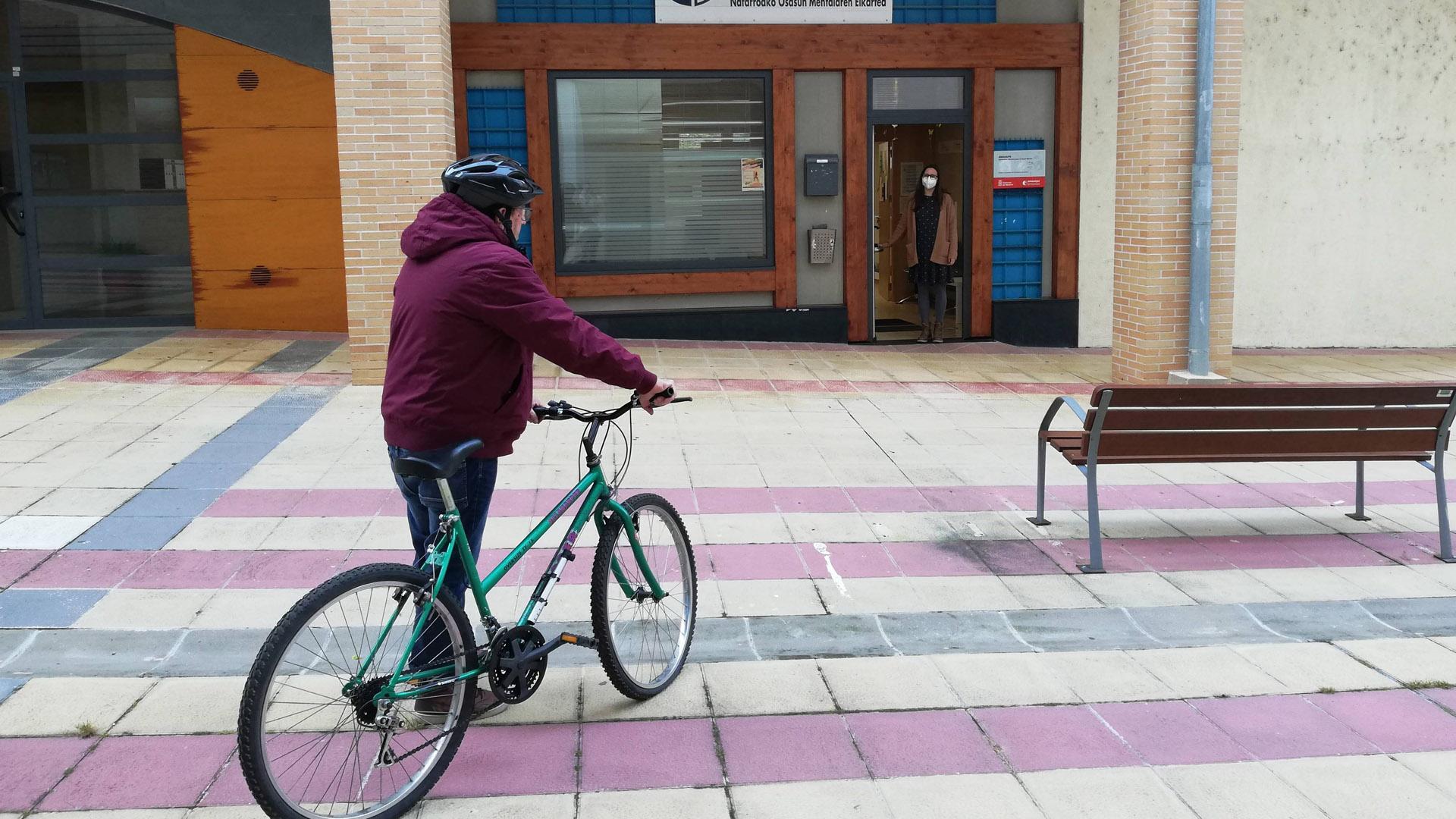La sede que Anasaps tiene en el barrio Arieta, el antiguo Sector B de Estella