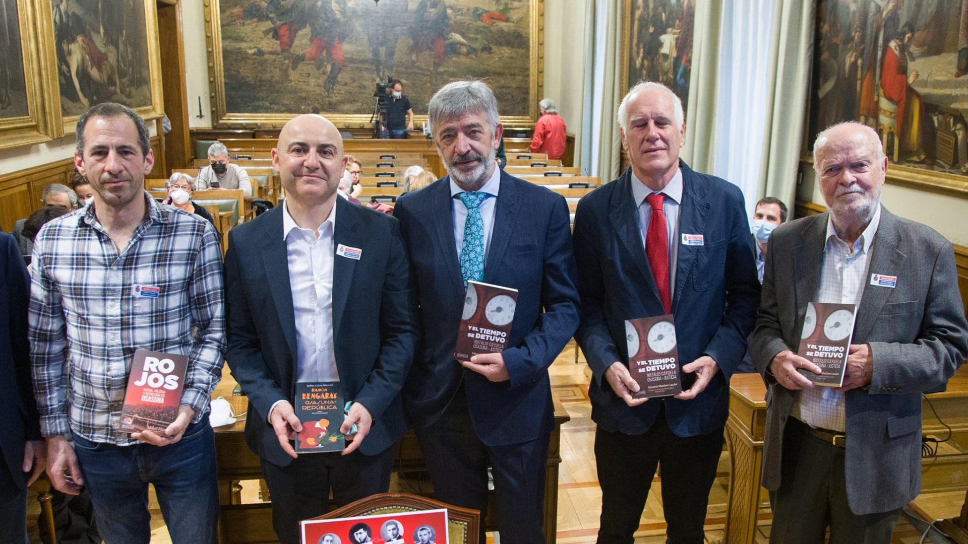 Mikel Huarte, Martínez Lacabe, Koldo Martínez, Jesús Weineistein Cayuela y José Antonio Martín Pallín, este viernes el Senado
