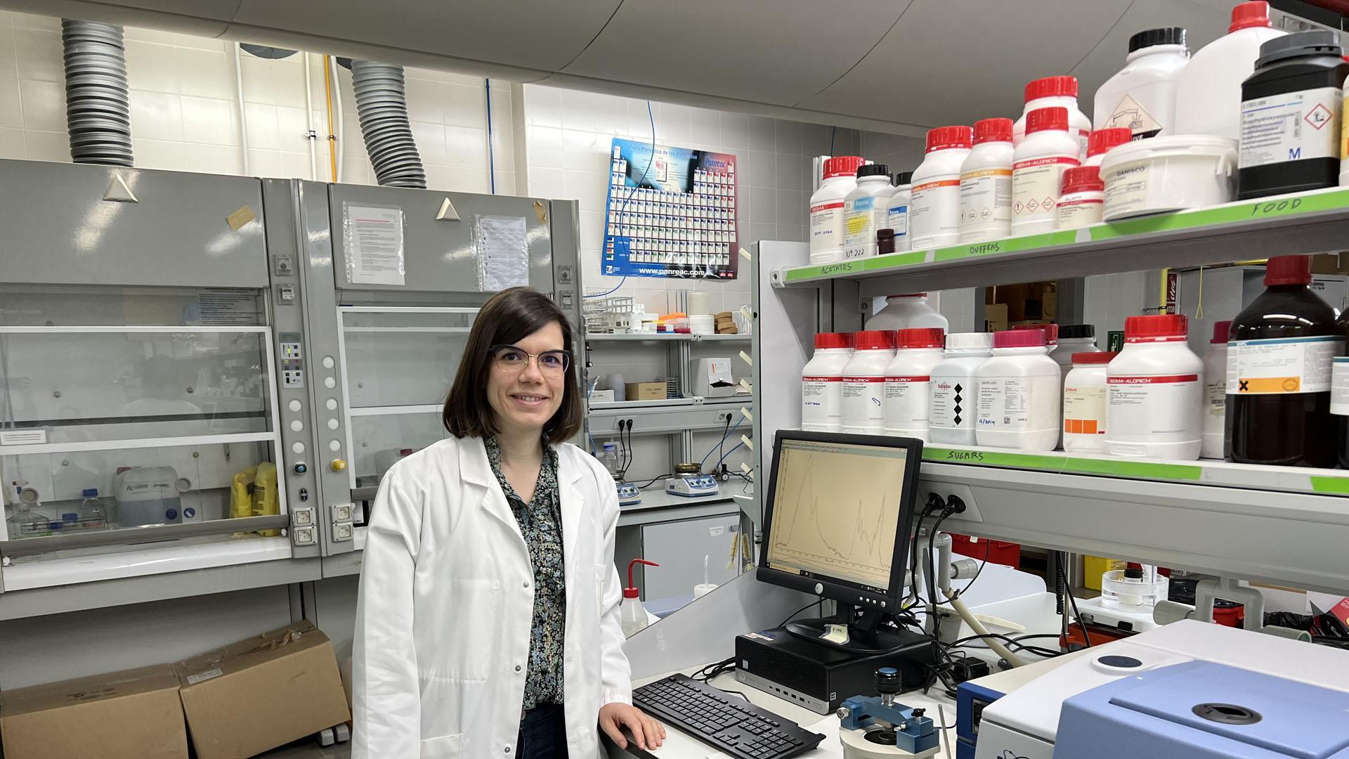 La investigadora Cristina Prieto, que lidera el proyecto