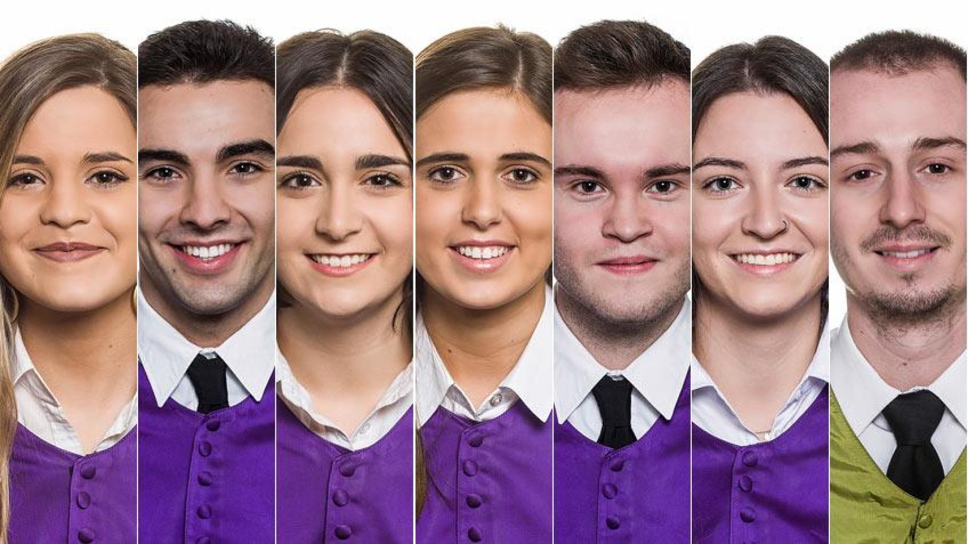 Los siete graduados que han logrado plaza