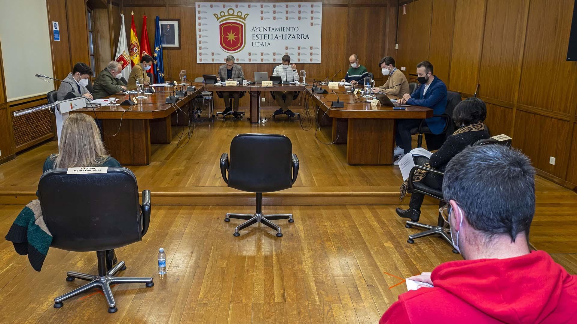 El pleno de Estella, en su sesión de ayer por la tarde