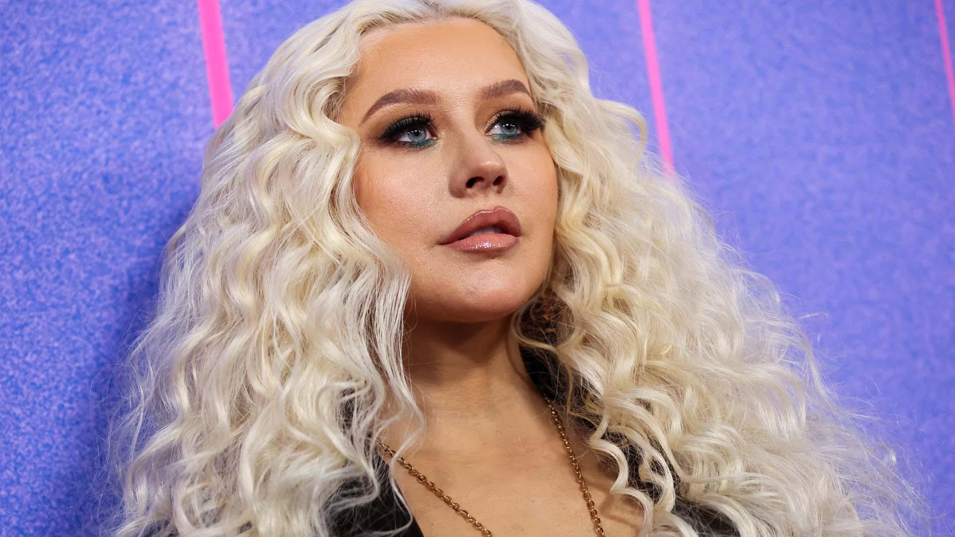 La cantante estadounidense Christina Aguilera
