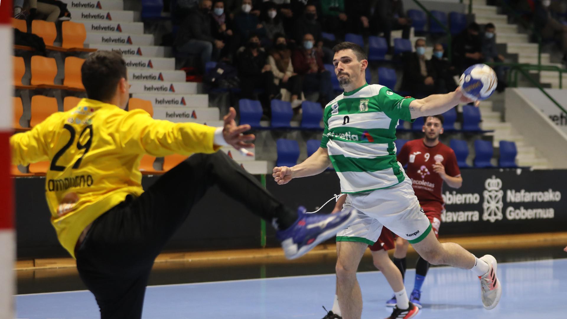 Imagen del partido entre el Helvetia y el Valladolid