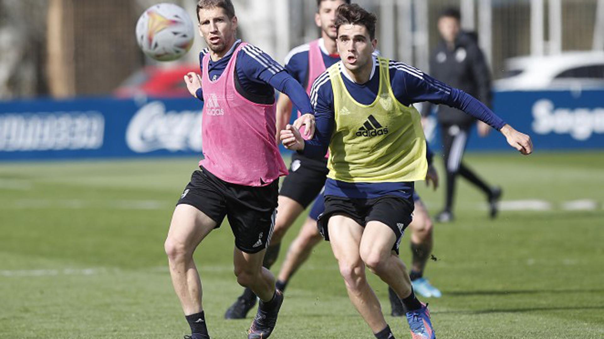 Osasuna continúa preparando el partido del próximo domingo ante el F. C. Barcelona