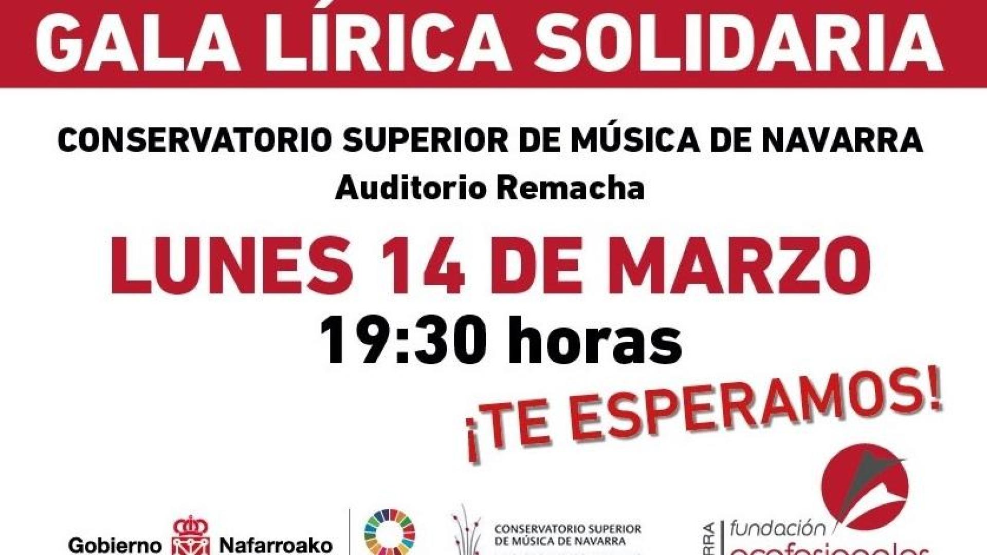 Cartel del evento solidario