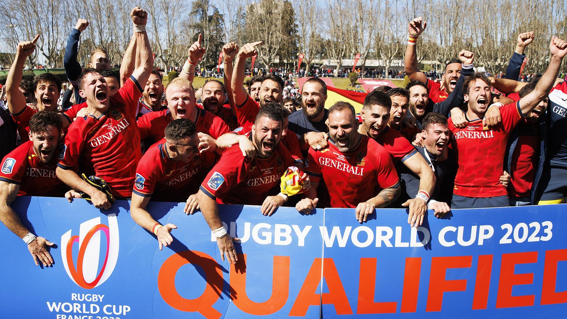 Alegría entre los 'loenes' de España tras lograr la clasificación para el Mundial 2023 de rugby