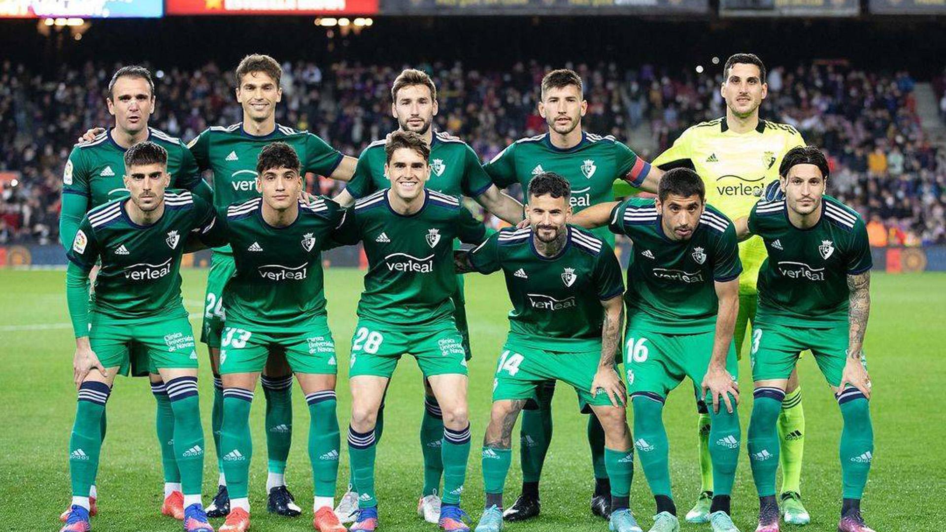 La alineación que presentó Jagoba Arrasate en el Camp Nou