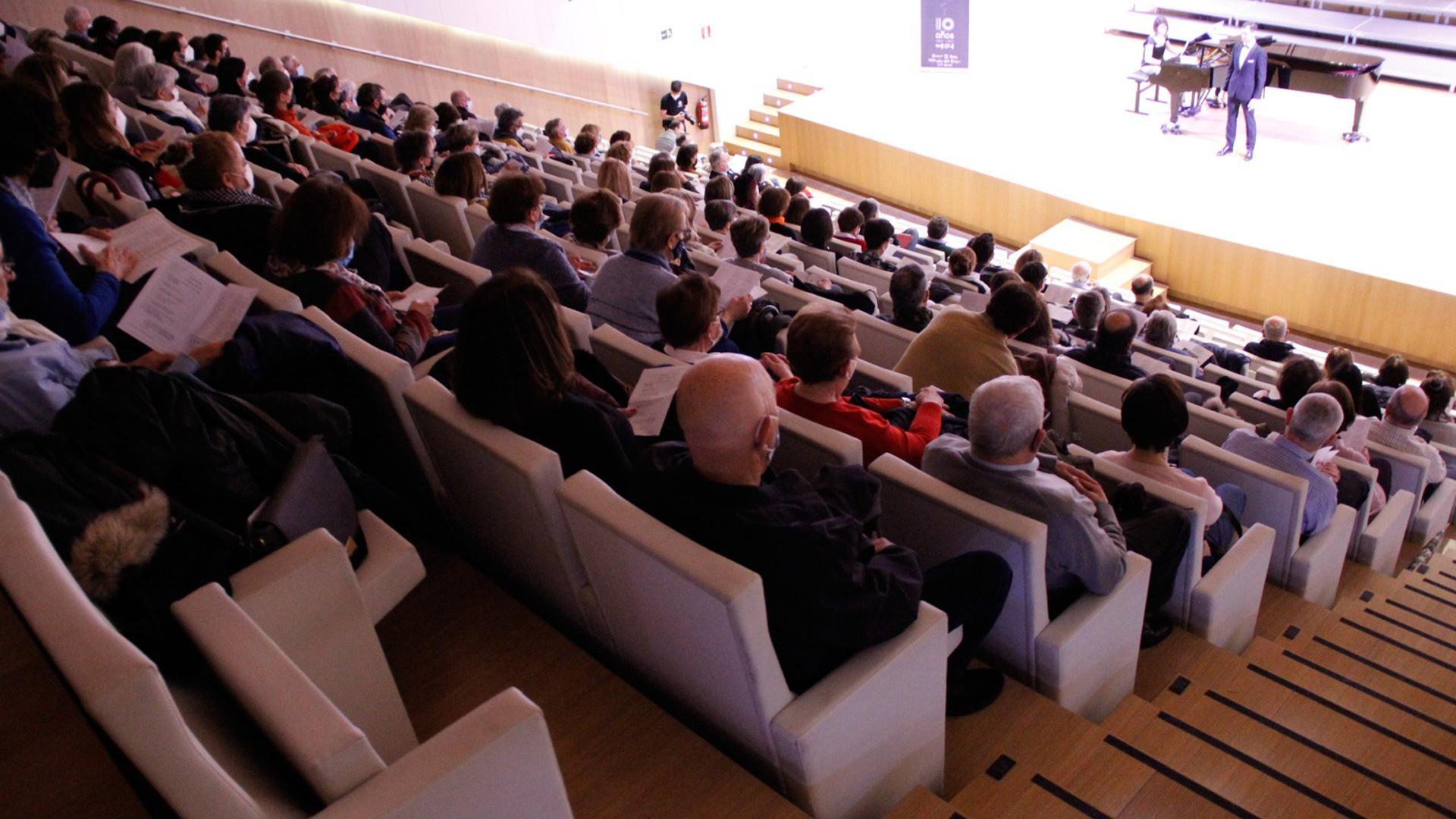 Concierto Solidario que la Fundación Profesionales Solidarios organizó junto al Conservatorio Superior de Música de Navarra en el Auditorio Fernando Remacha
