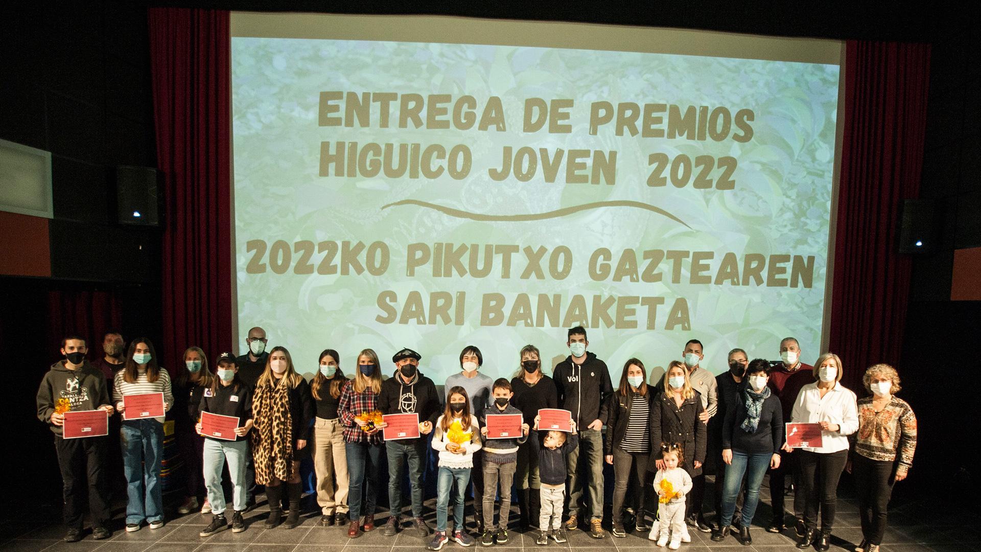 Los premiados en las diferentes categorías se fotografiaron tras la entrega de galardones