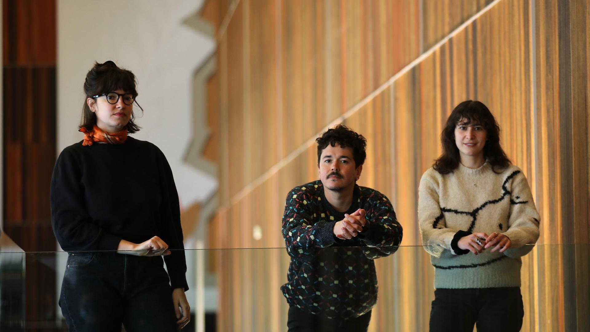 Magdalena Orellan, Hugo Amoedo y Blanca Camell, en Baluarte